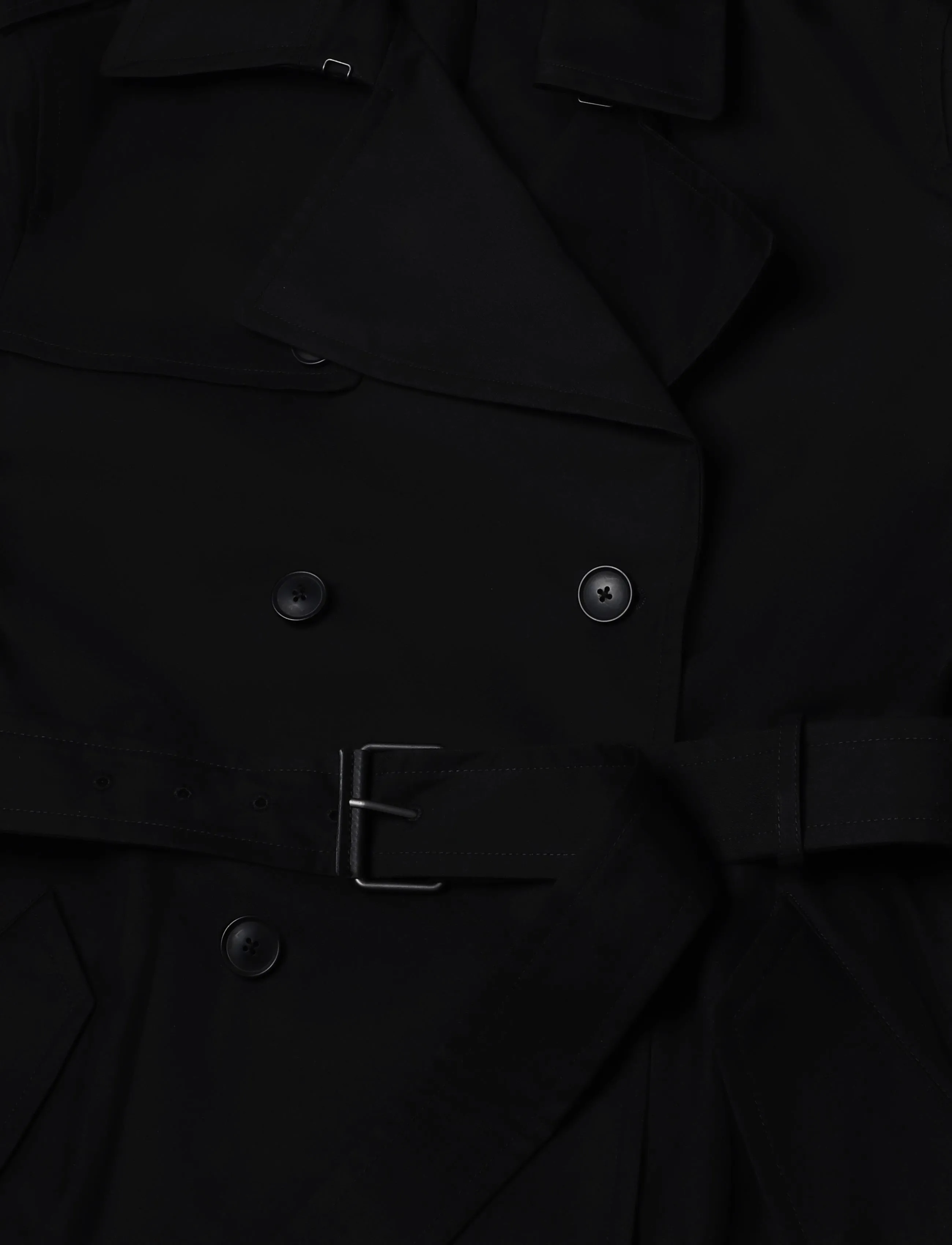 Mango - Water-repellent belted trench coat - tunna rockar - black - 3