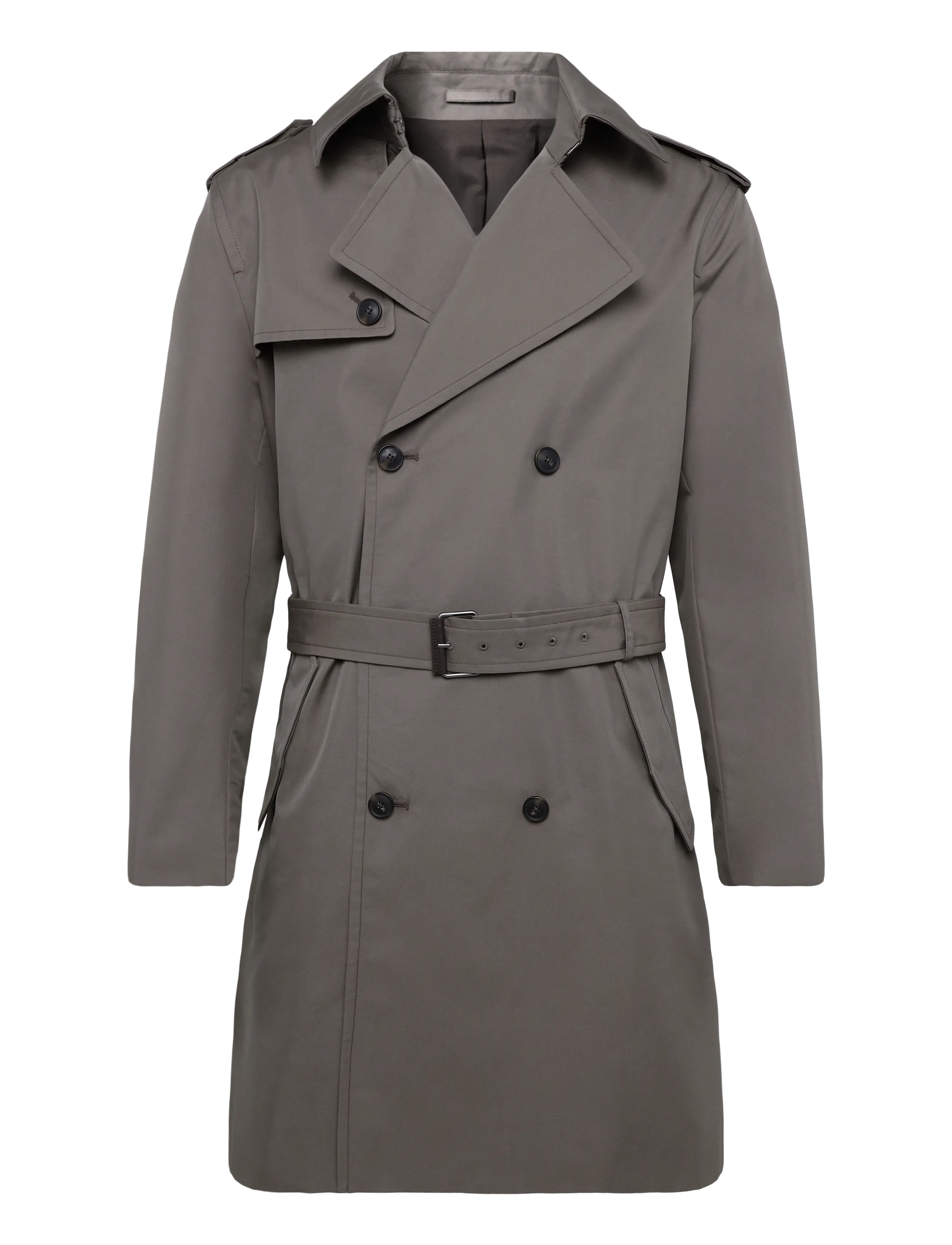 Mango - Water-repellent belted trench coat - tunna rockar - medium grey - 1