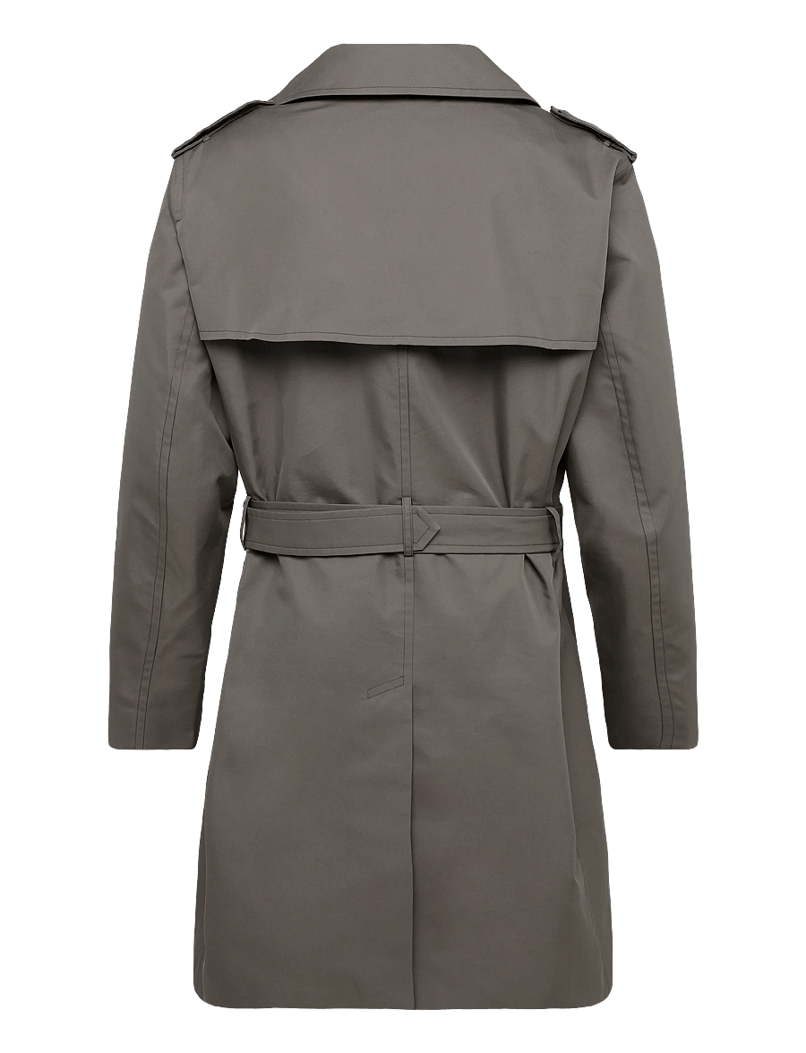 Mango - Water-repellent belted trench coat - tunna rockar - medium grey - 2