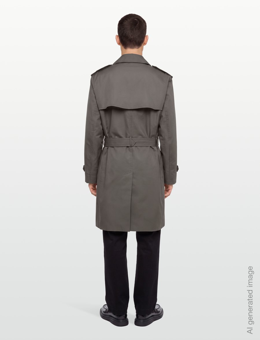 Mango - Water-repellent belted trench coat - tunna rockar - medium grey - 4