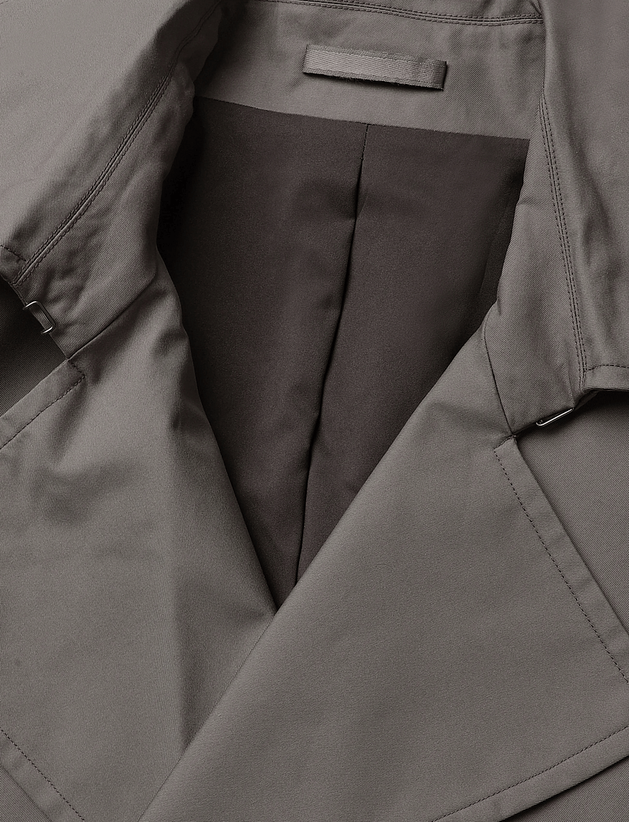 Mango - Water-repellent belted trench coat - tunna rockar - medium grey - 5