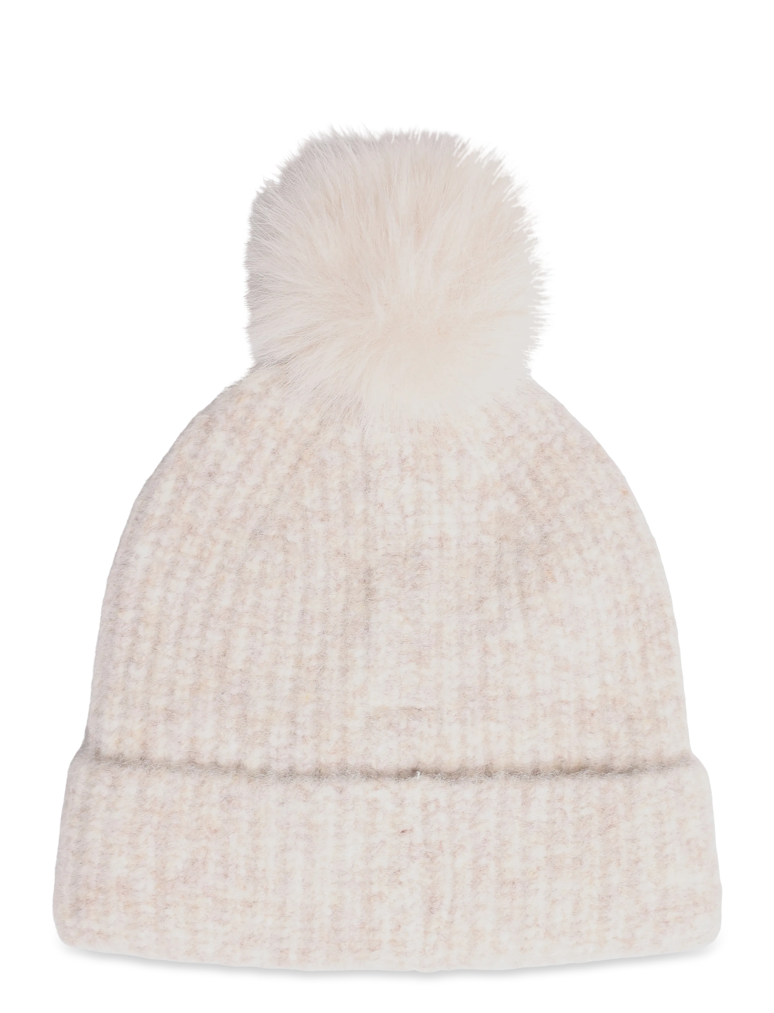 Mango Pom pom cable-knit beanie - Accessoarer - LT PASTEL BROWN / beige