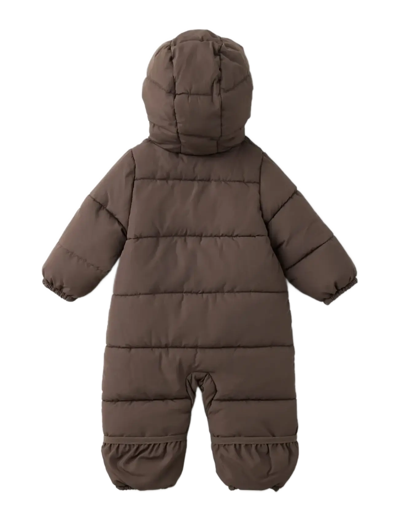 Mango - Quilted zip-up jumper - termooveraller - dark brown - 1