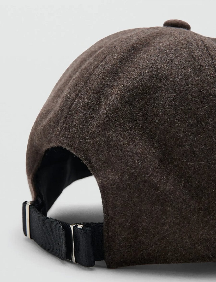 Mango - Wool-blend cap - kepsar - lt pastel brown - 1