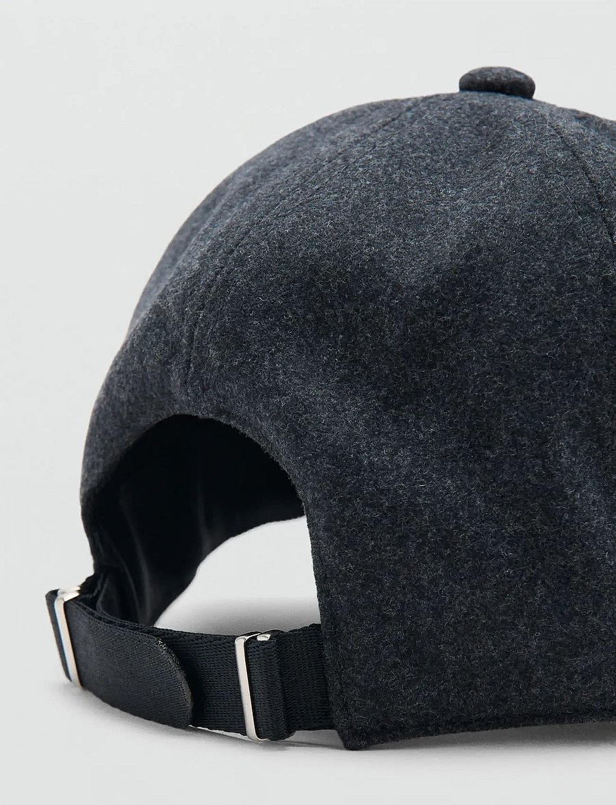 Mango - Wool-blend cap - kepsar - navy - 1