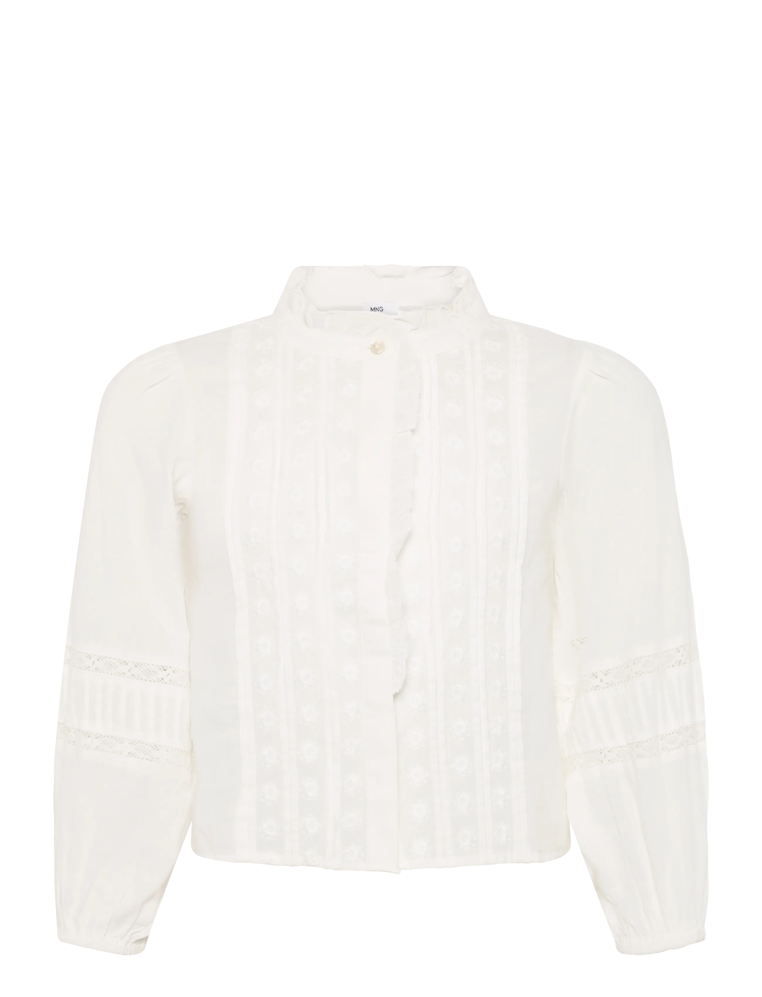 Mango CAMISA TEIDE - Skjortor - NATURAL WHITE / white