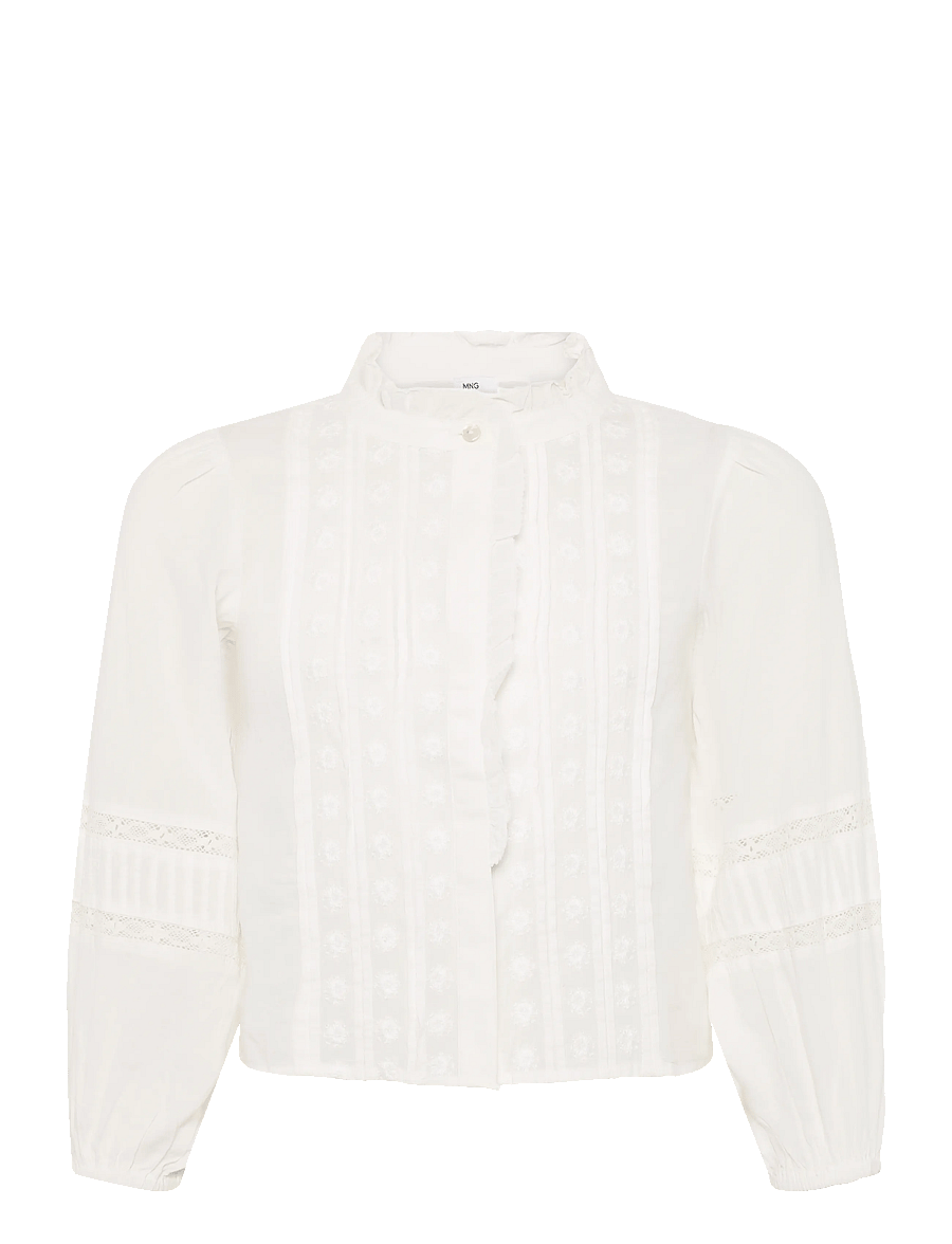 Mango - CAMISA TEIDE - långärmade skjortor - natural white - 0