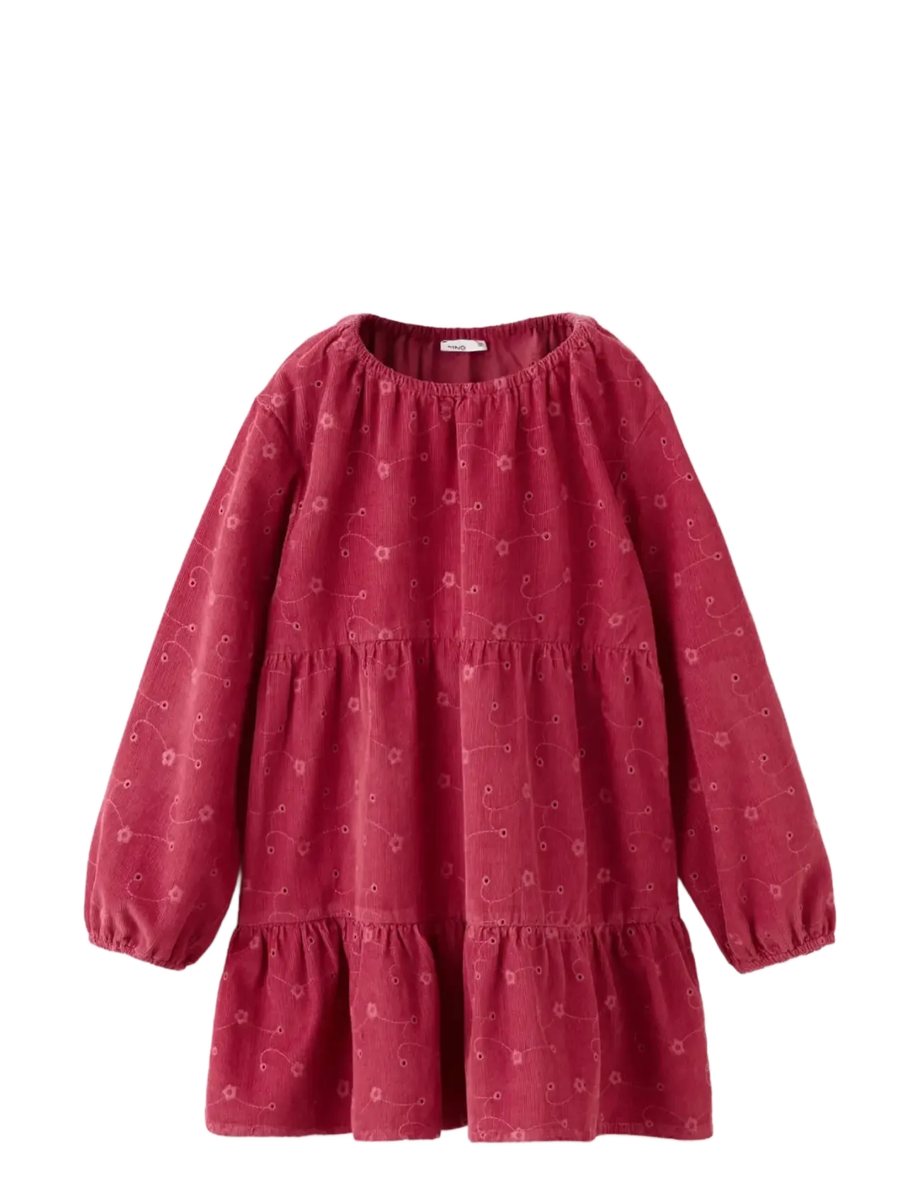 Mango - Ruched floral dress - red - 1