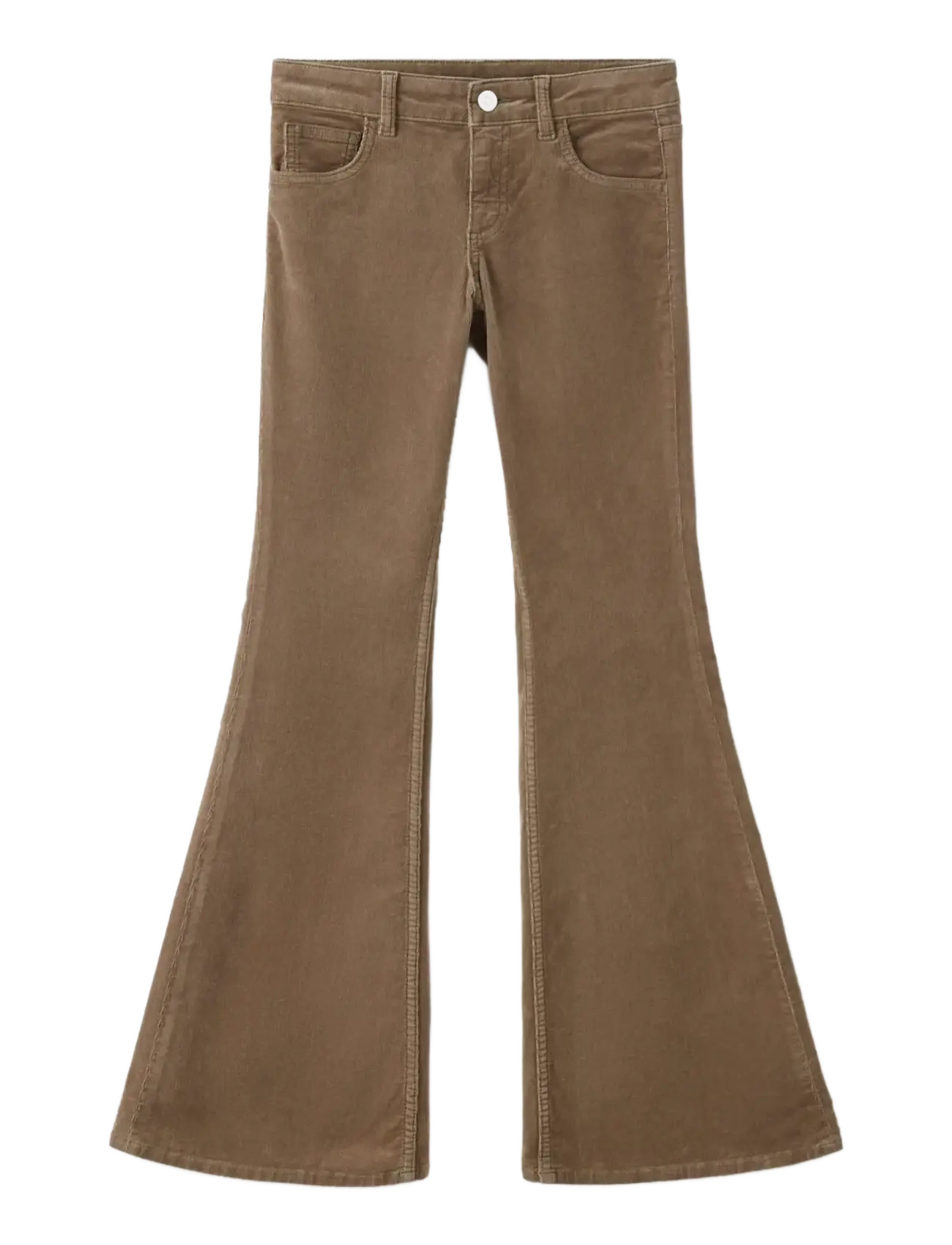 Mango - Flared corduroy trousers - medium brown - 1