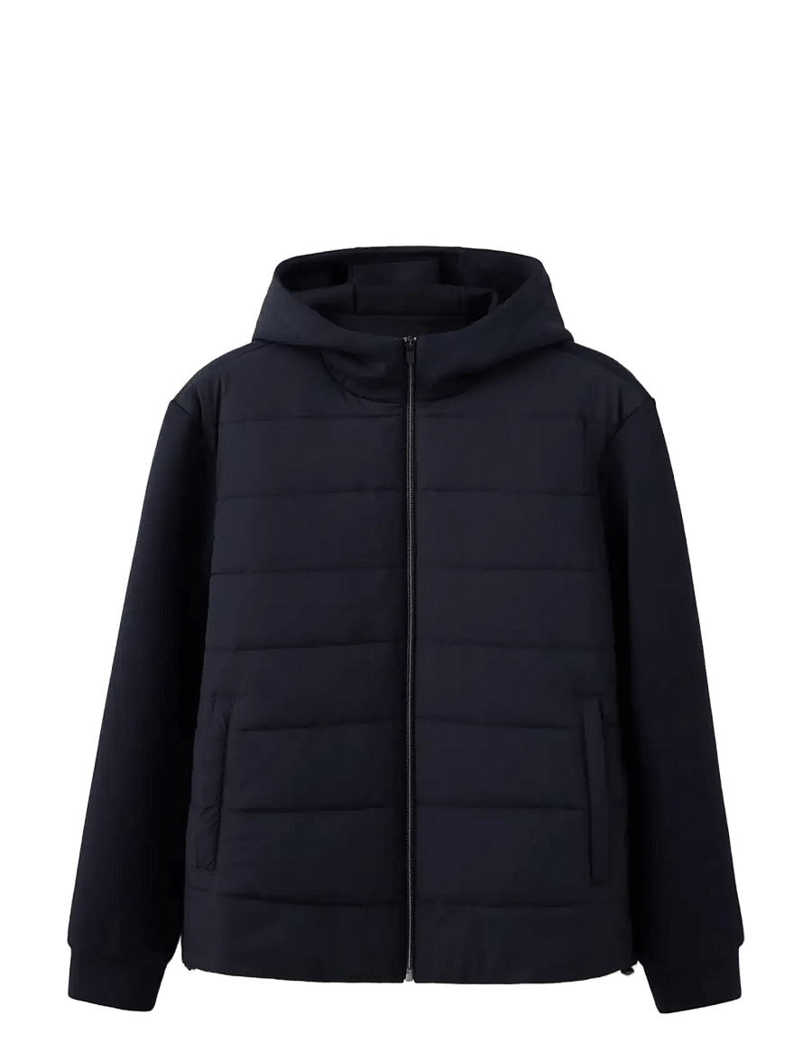 Mango - Thermolite® padded jacket - höstjackor - navy - 1