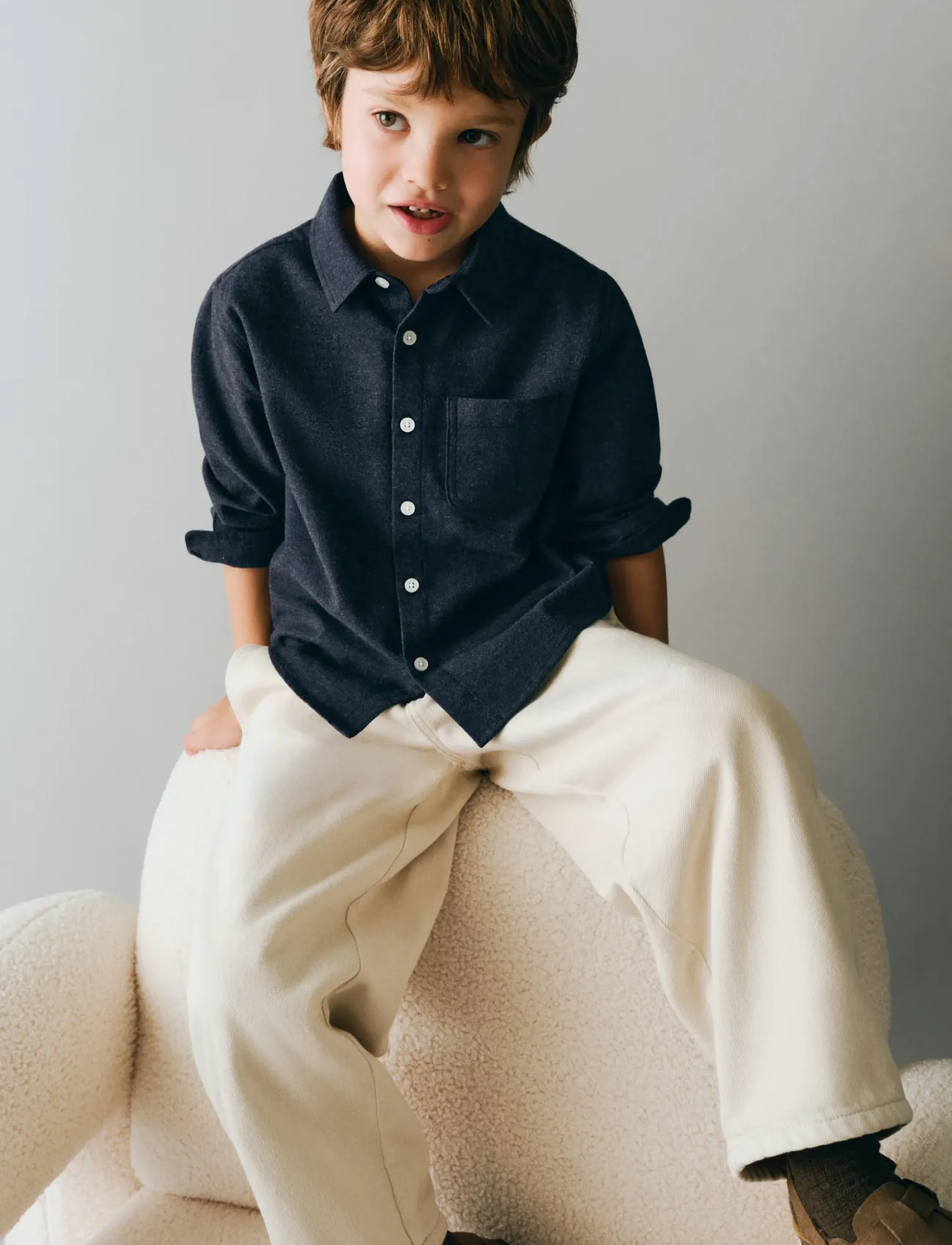 Mango 100% cotton shirt - Skjorter - NAVY / navy