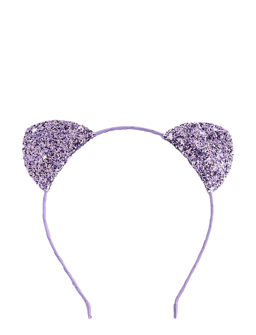 Mango - Glitter ears hairband - hårbånd - lt-pastel purple - 0
