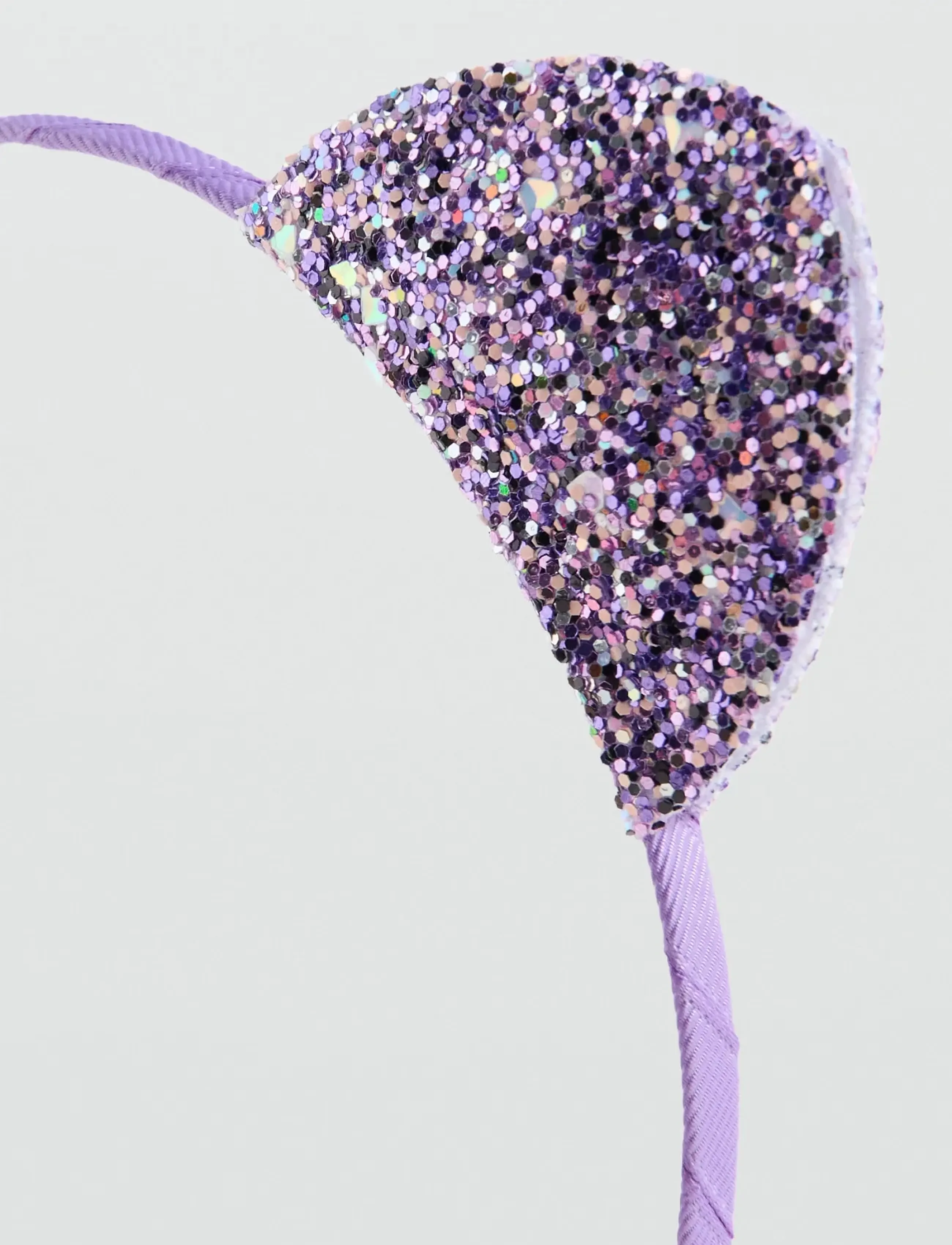 Mango - Glitter ears hairband - hårbånd - lt-pastel purple - 1