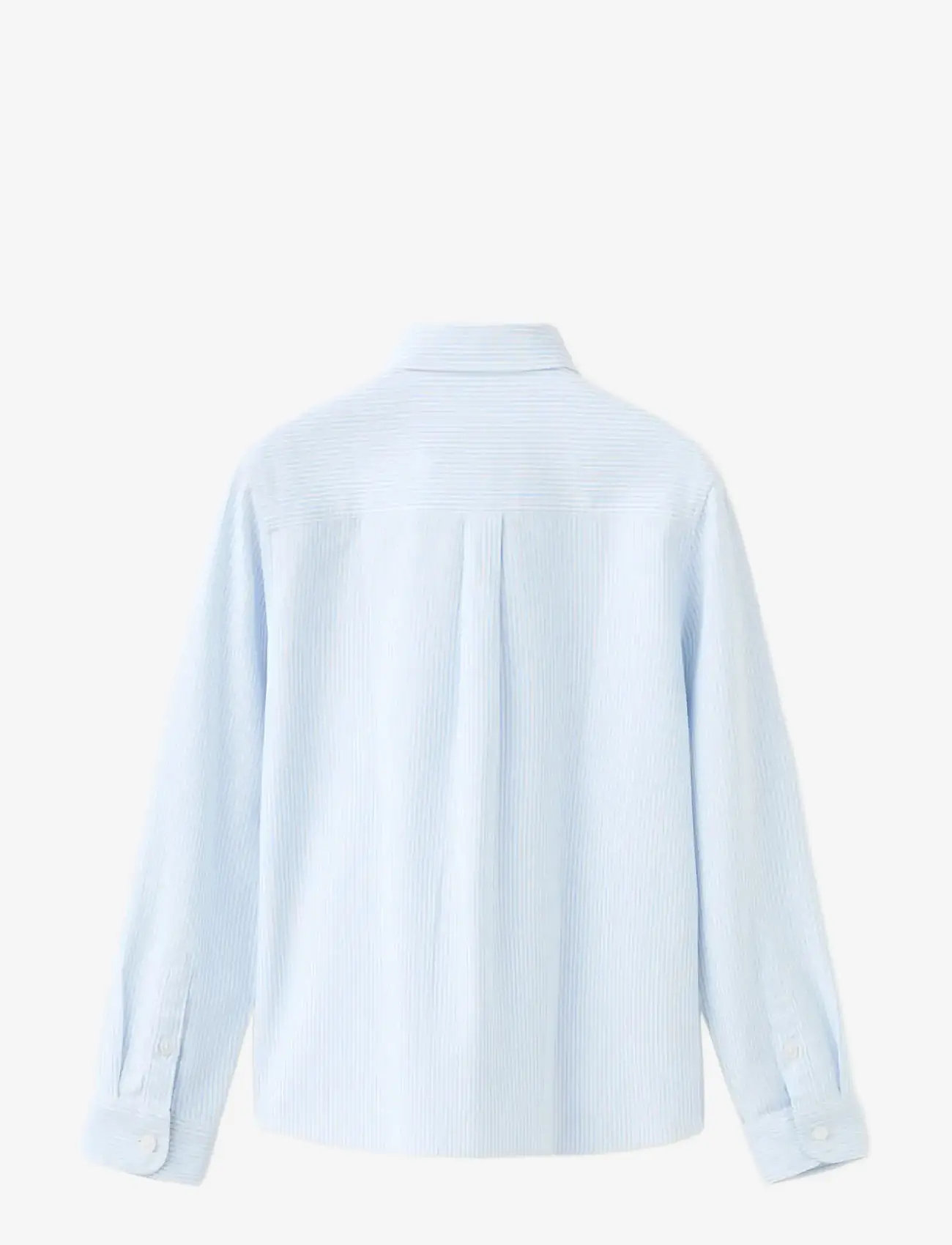 Mango - Striped Oxford shirt - langærmede skjorter - lt-pastel blue - 1