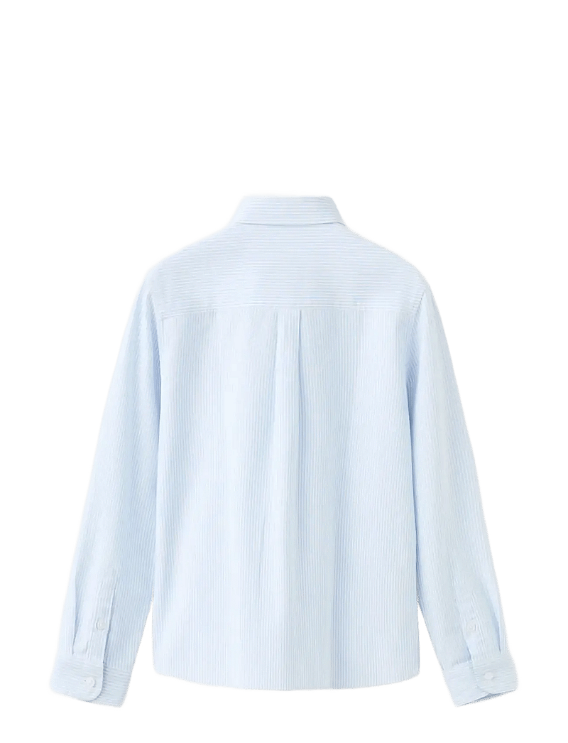 Mango - Striped Oxford shirt - langærmede skjorter - lt-pastel blue - 1