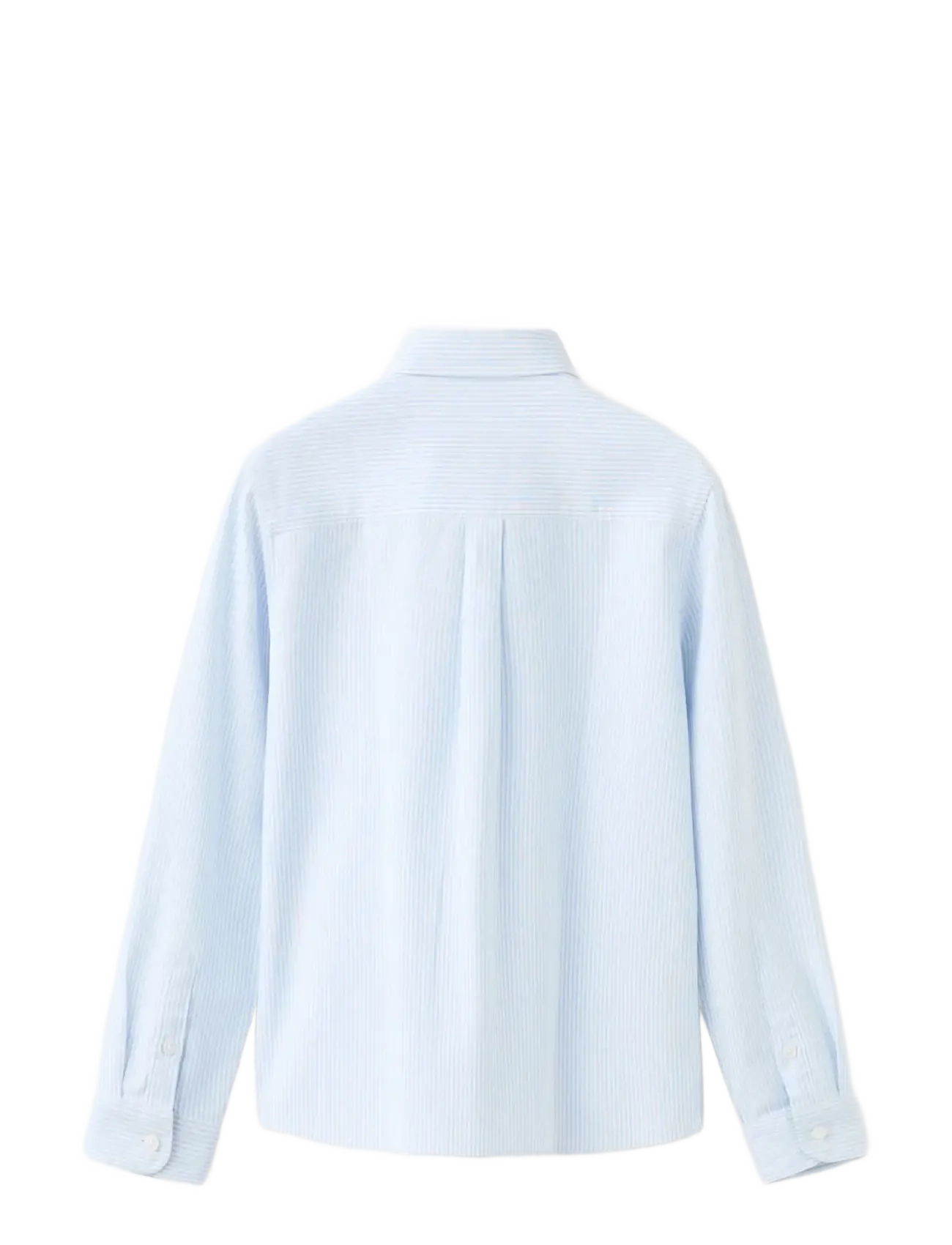 Mango - Striped Oxford shirt - långärmade skjortor - lt-pastel blue - 1