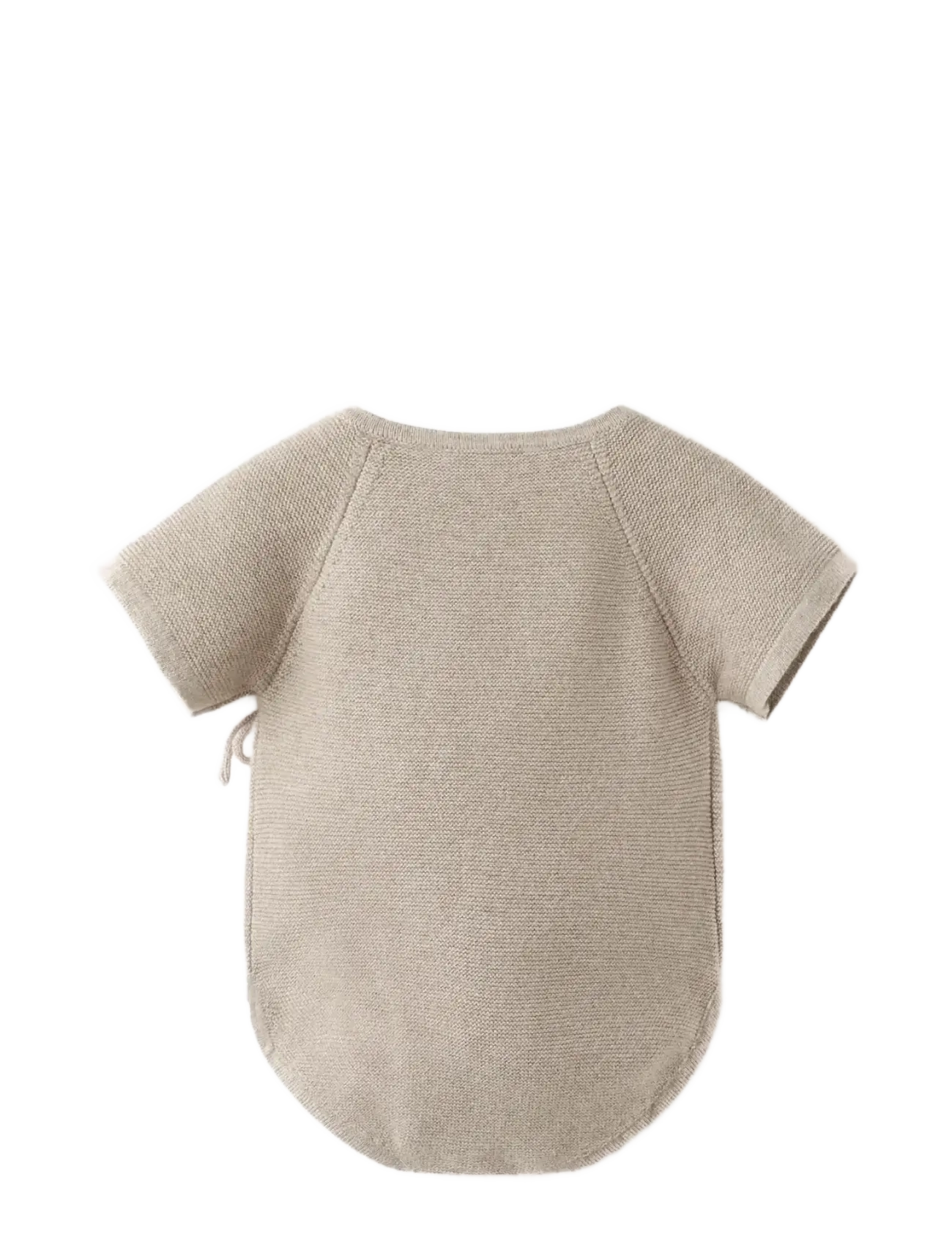 Mango - Fine knit babygrow - kortermede heldresser - medium brown - 1
