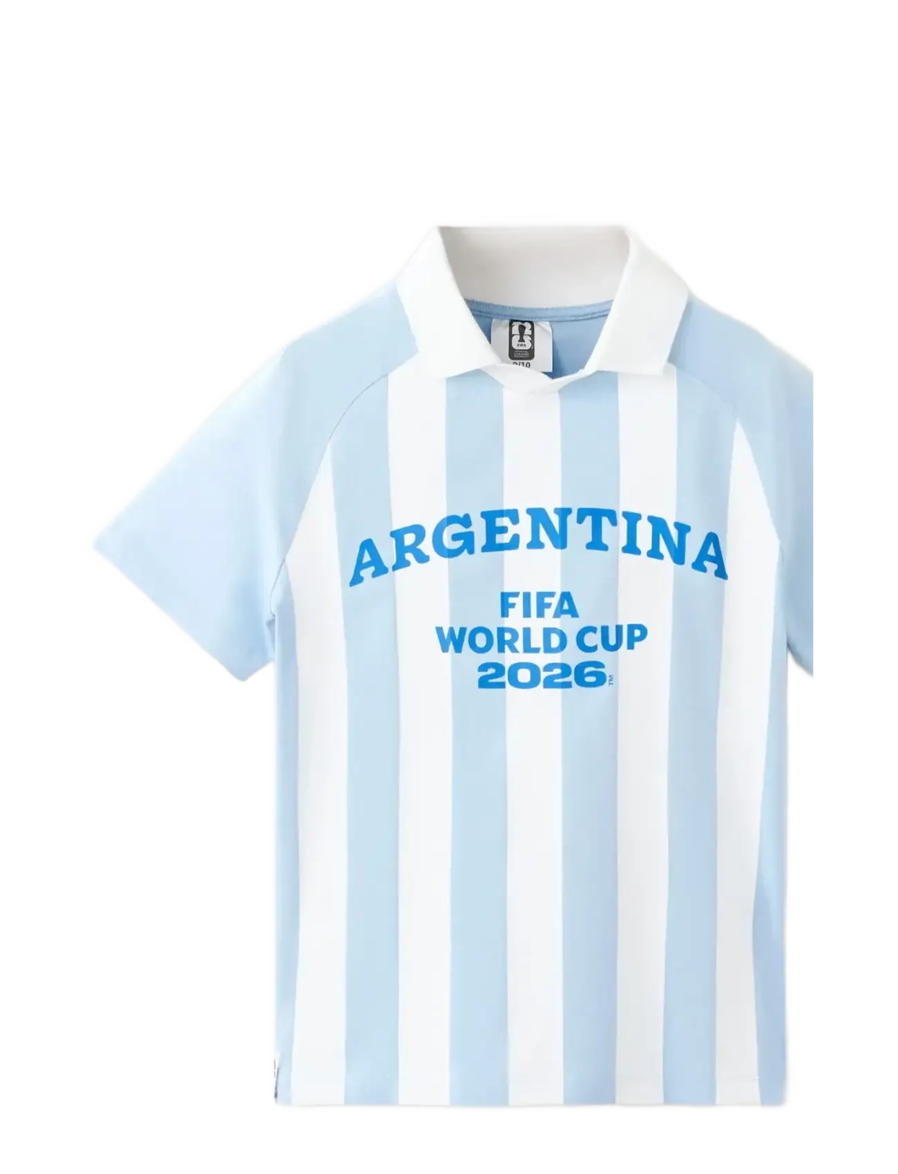 Mango Argentina Football Shirt - Overdele - LT-PASTEL BLUE / blue