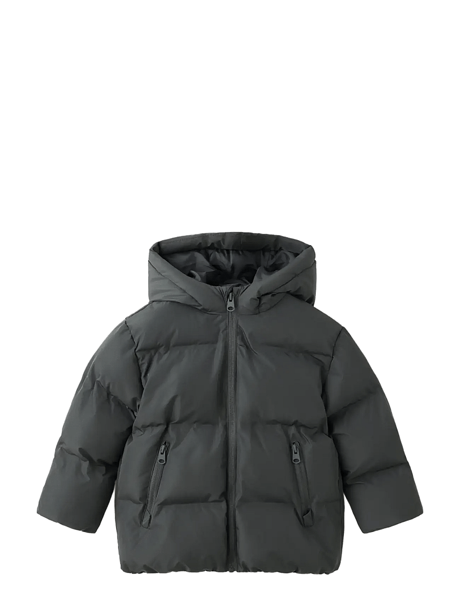 Mango - Hood puffer coat - quiltede jakker - charcoal - 0