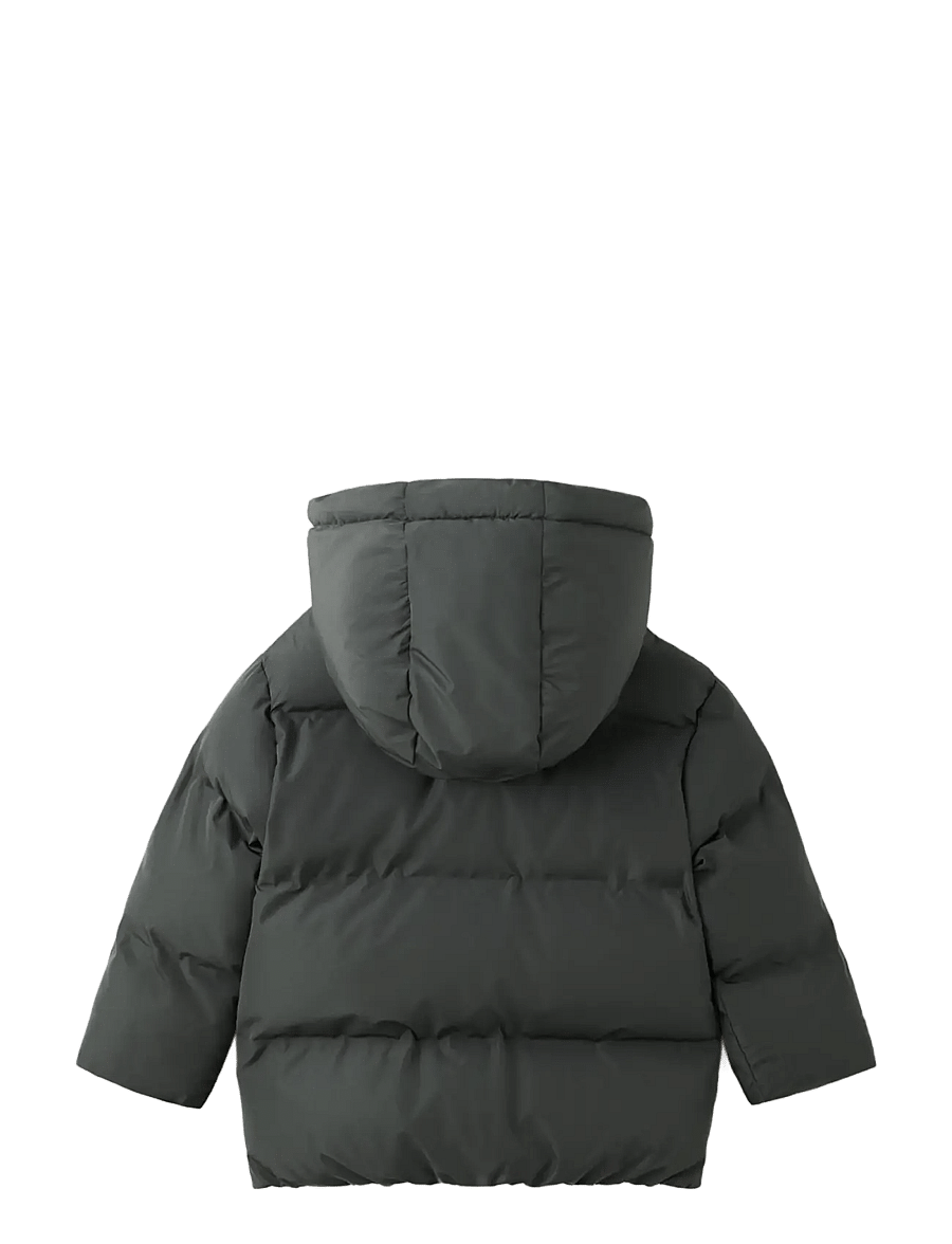 Mango - Hood puffer coat - quiltede jakker - charcoal - 1