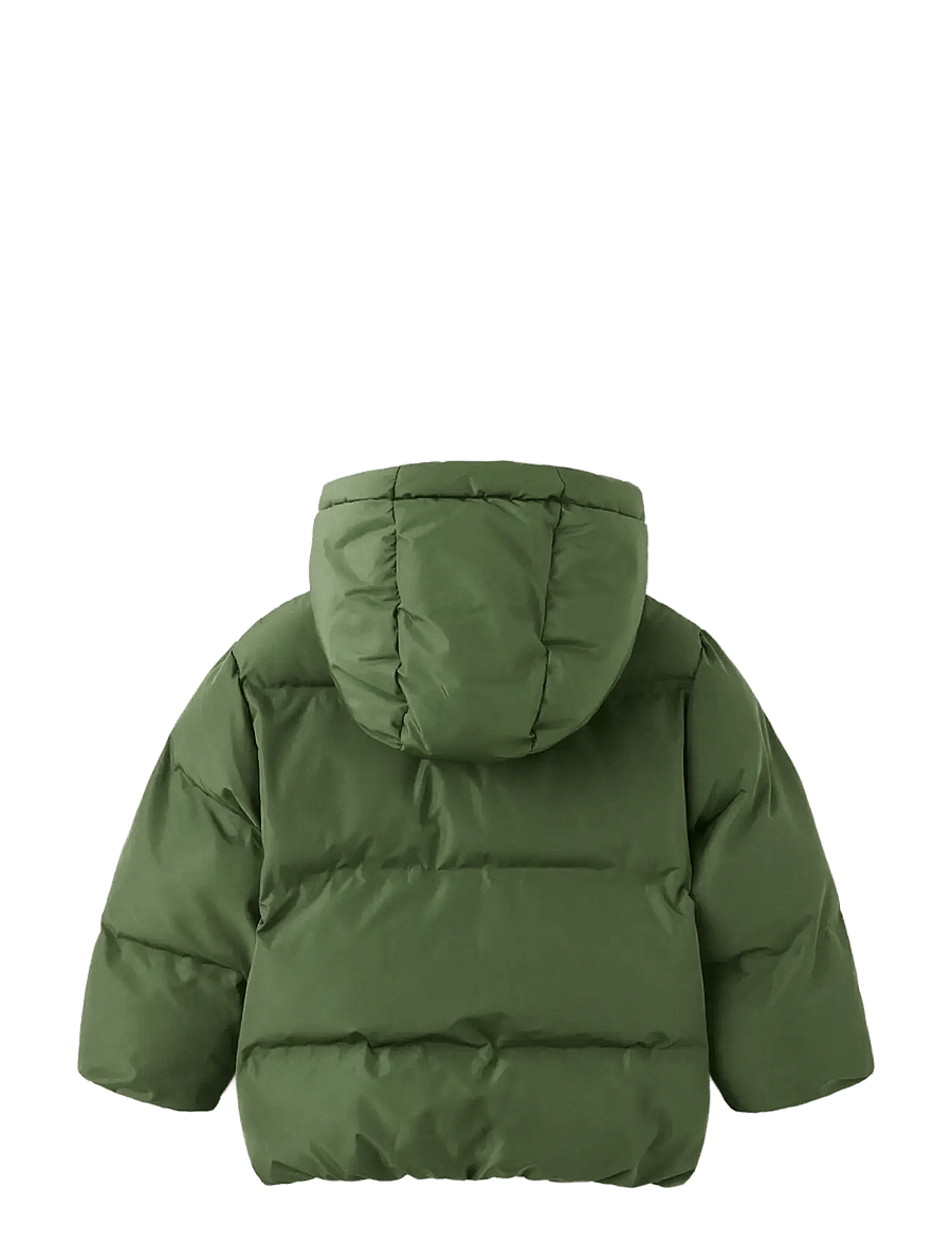 Mango - Hood puffer coat - quiltede jakker - green - 1
