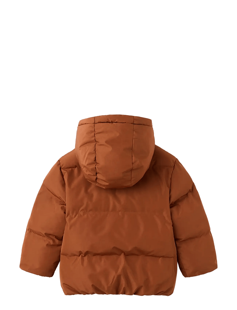 Mango - Hood puffer coat - quiltede jakker - rust - copper - 1