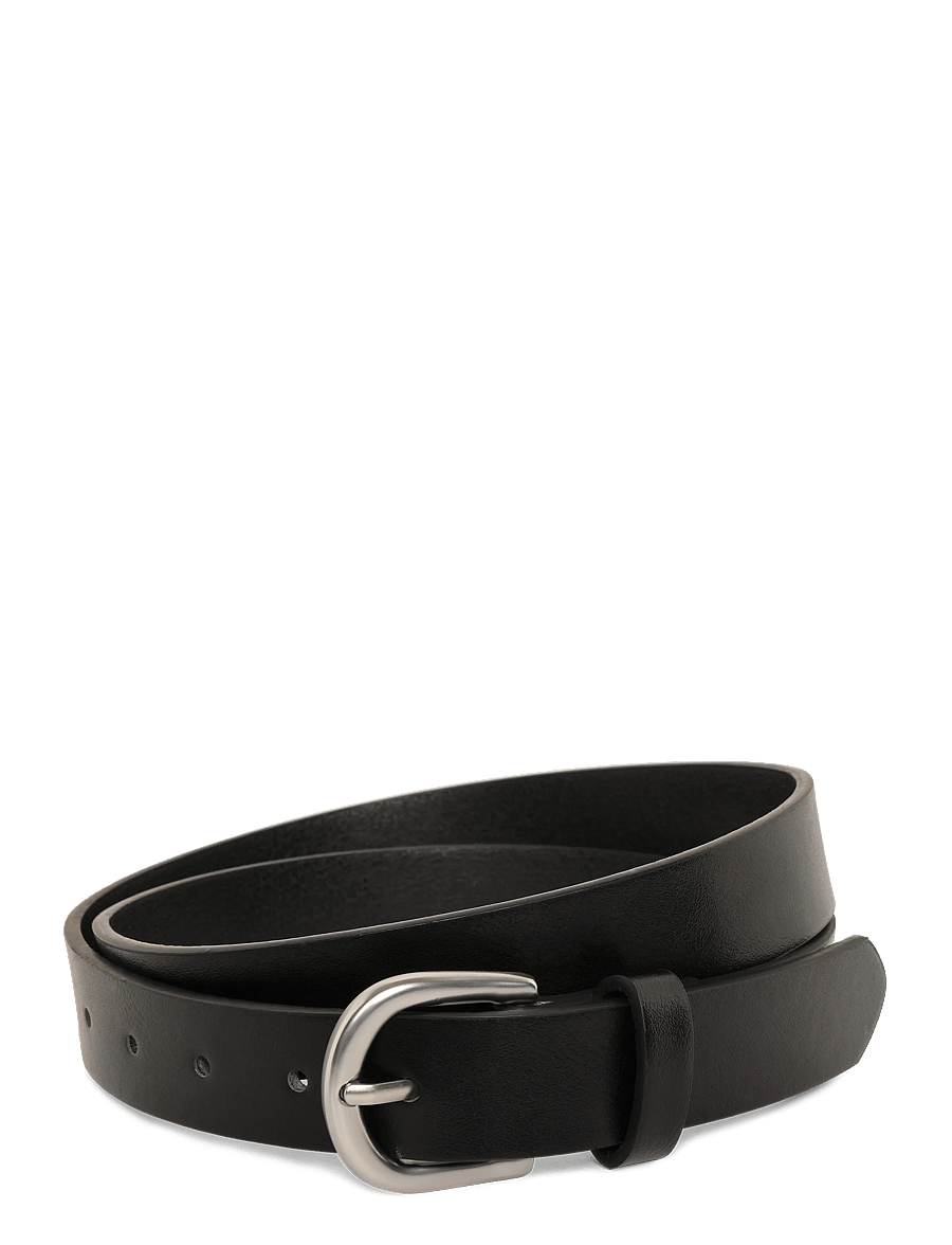 Mango - Faux-leather belt - skärp - black - 0