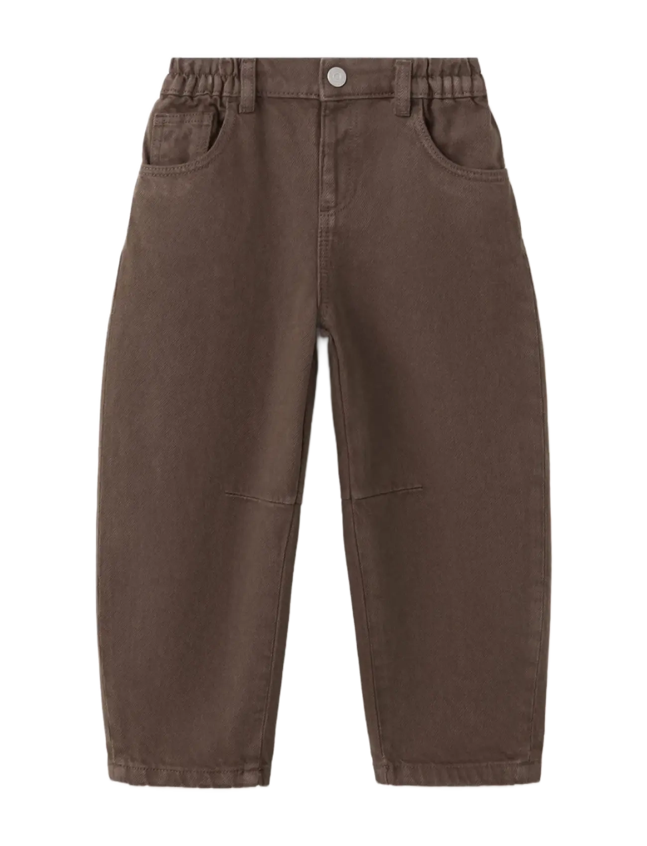 Mango Mid-rise balloon jeans - Kläder - BROWN / brown