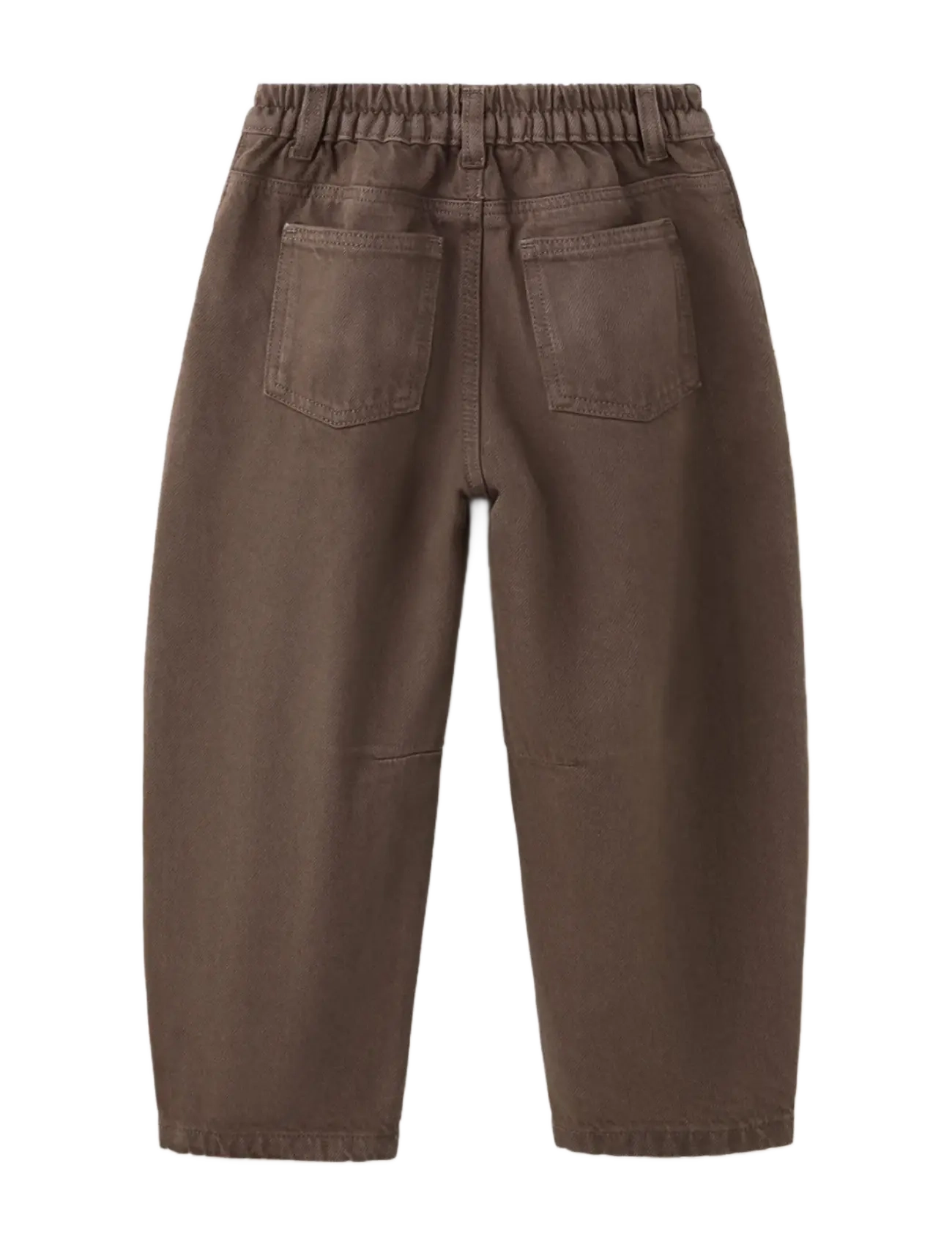Mango - Mid-rise balloon jeans - loose jeans - brown - 1