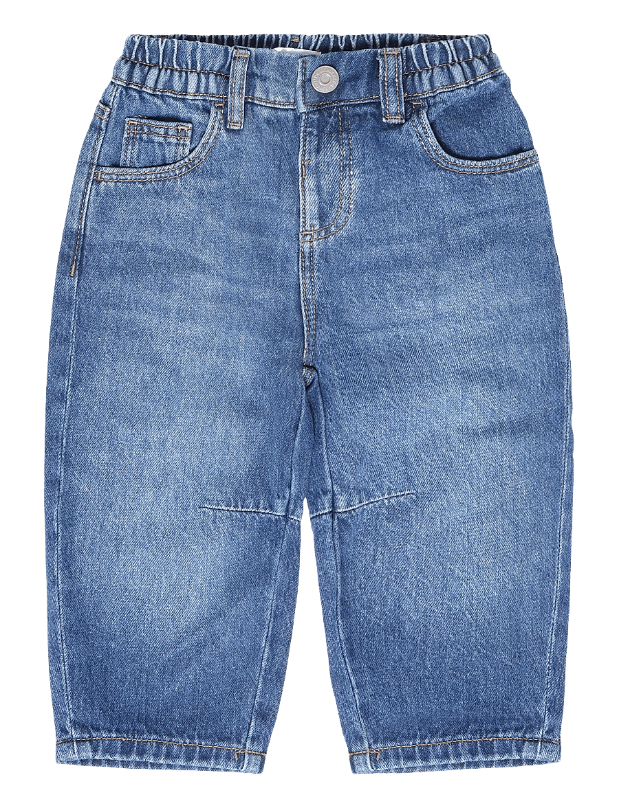 Mango - Mid-rise balloon jeans - loose jeans - open blue - 0