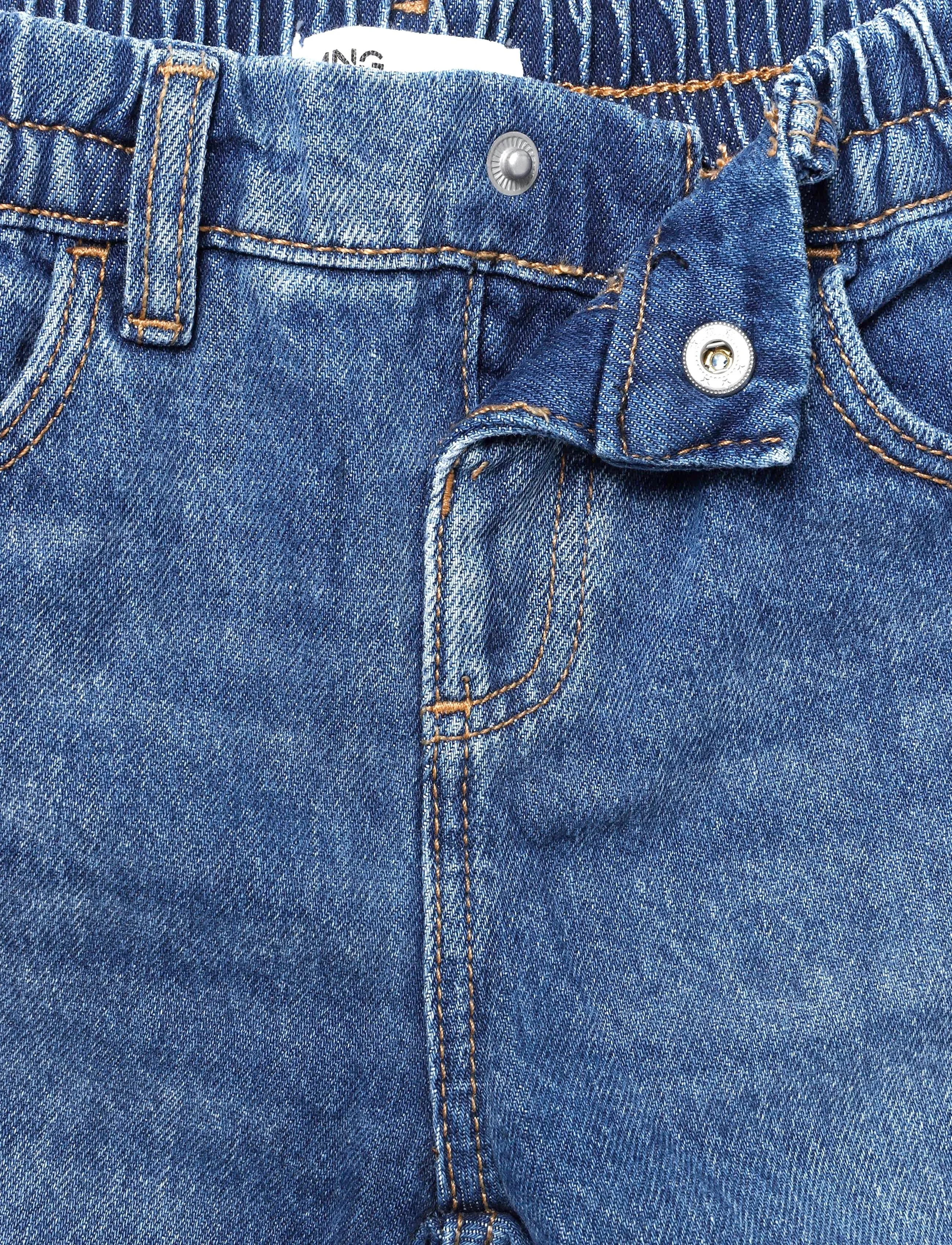 Mango - Mid-rise balloon jeans - loose jeans - open blue - 2