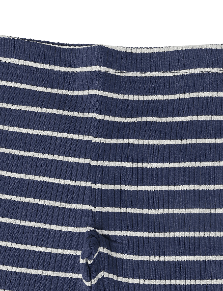 Mango - Flared striped leggings - leggings - navy - 2
