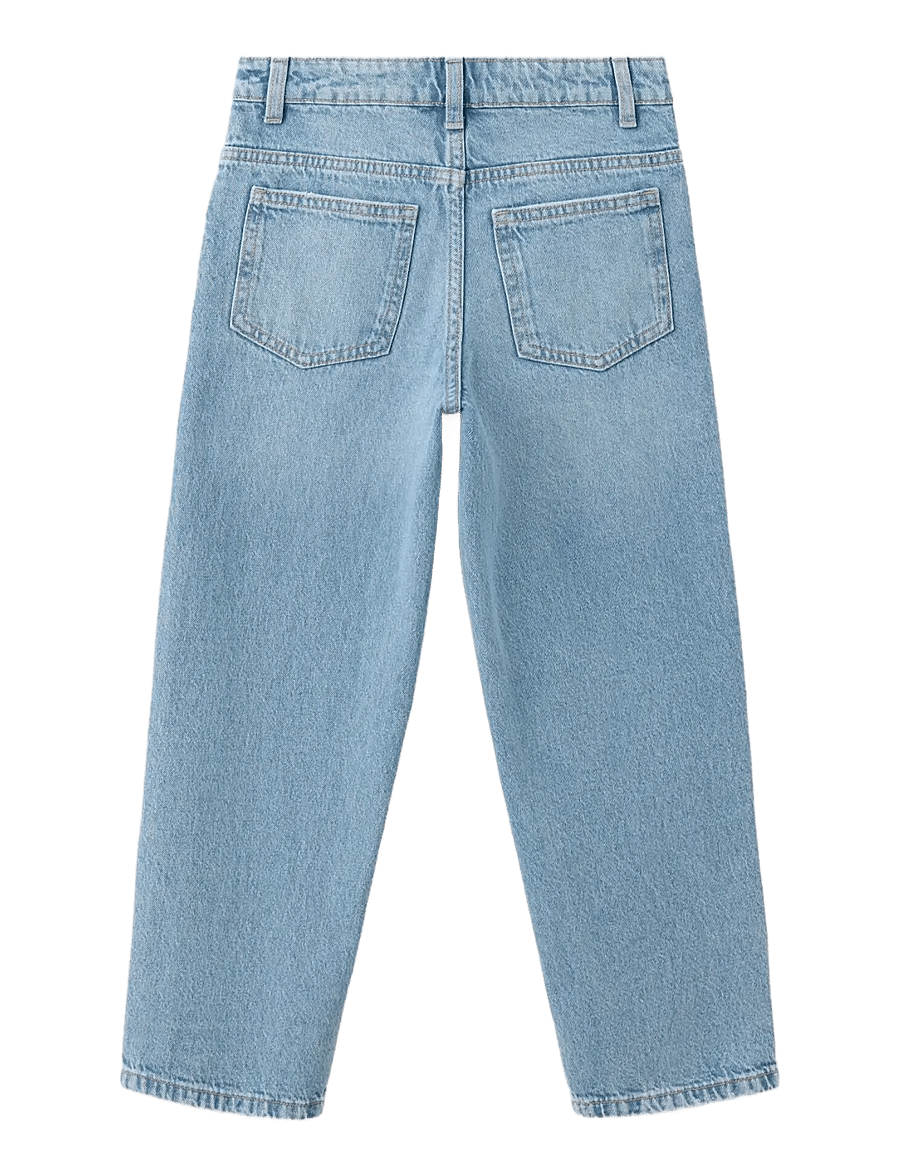 Mango - Straight fit cotton jeans - regular jeans - open blue - 2