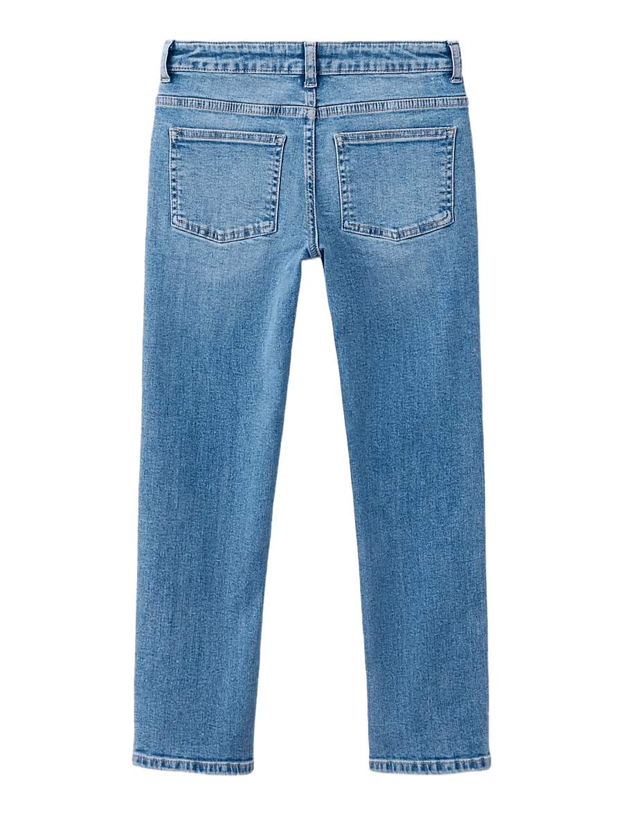 Mango - Slim fit cotton jeans - skinny jeans - open blue - 1