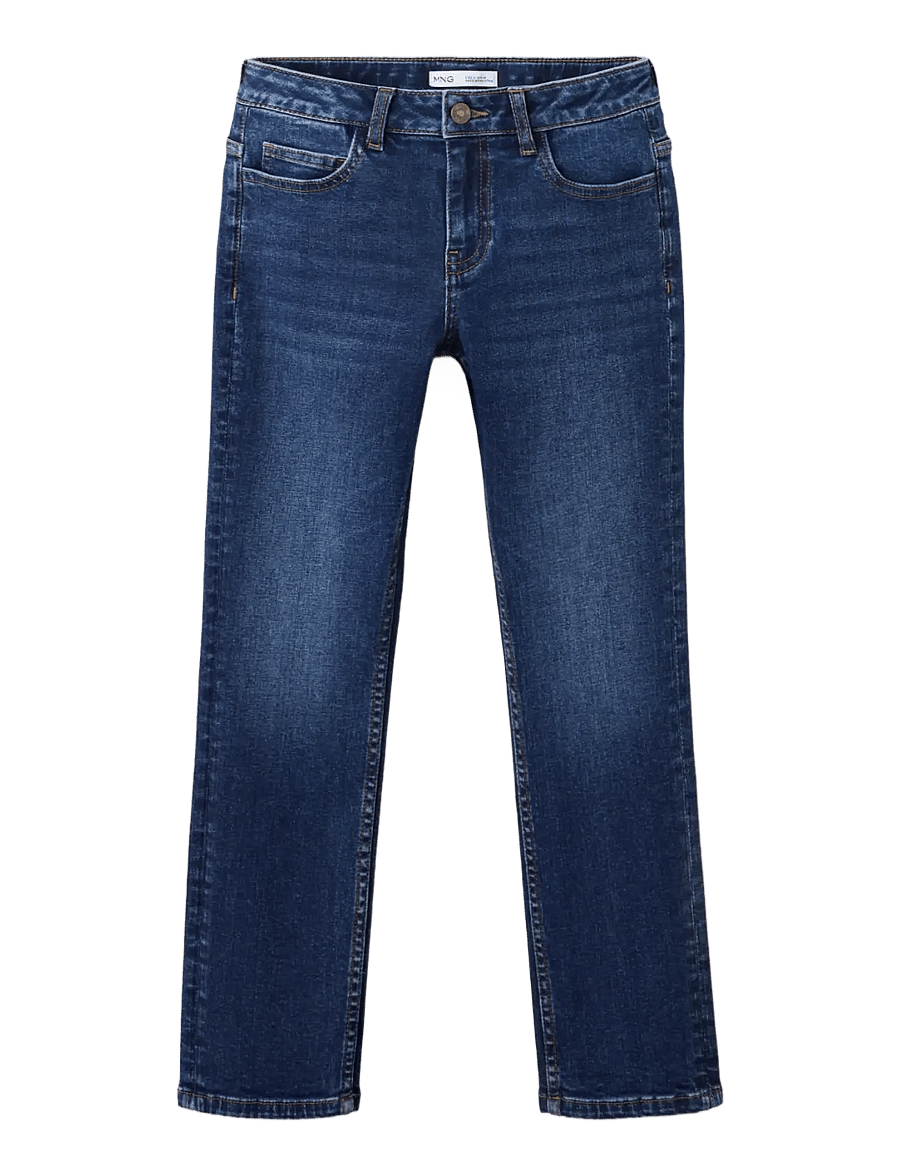 Mango - Slim fit cotton jeans - skinny jeans - open blue - 0
