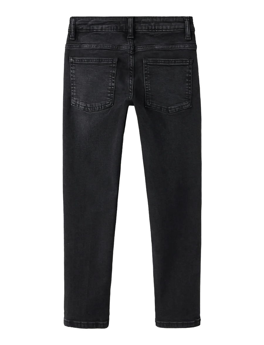 Mango - Slim fit cotton jeans - skinny jeans - open grey - 1