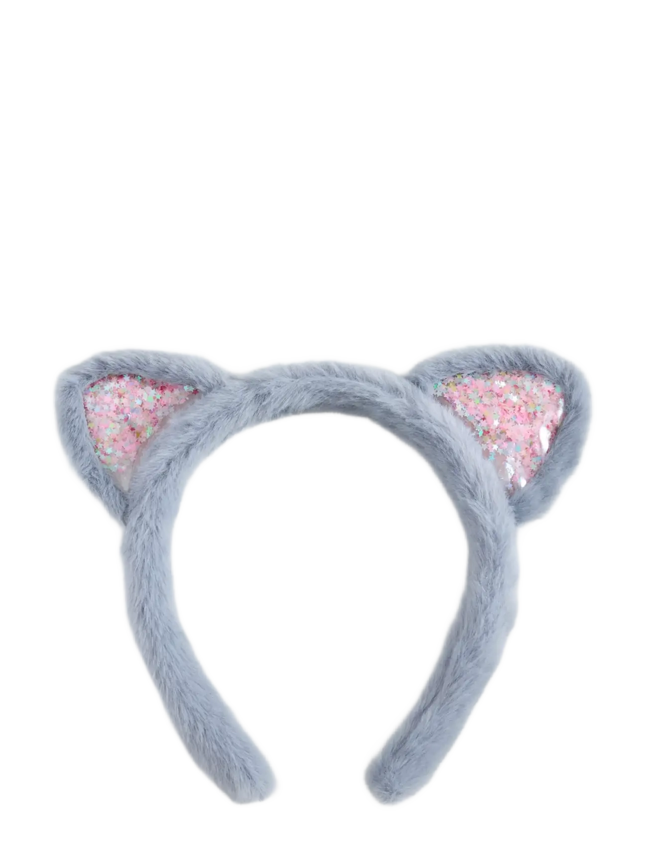 Mango Kitten Ear Hairband, One Size, Grey, Hatte > Pandebånd, Børn