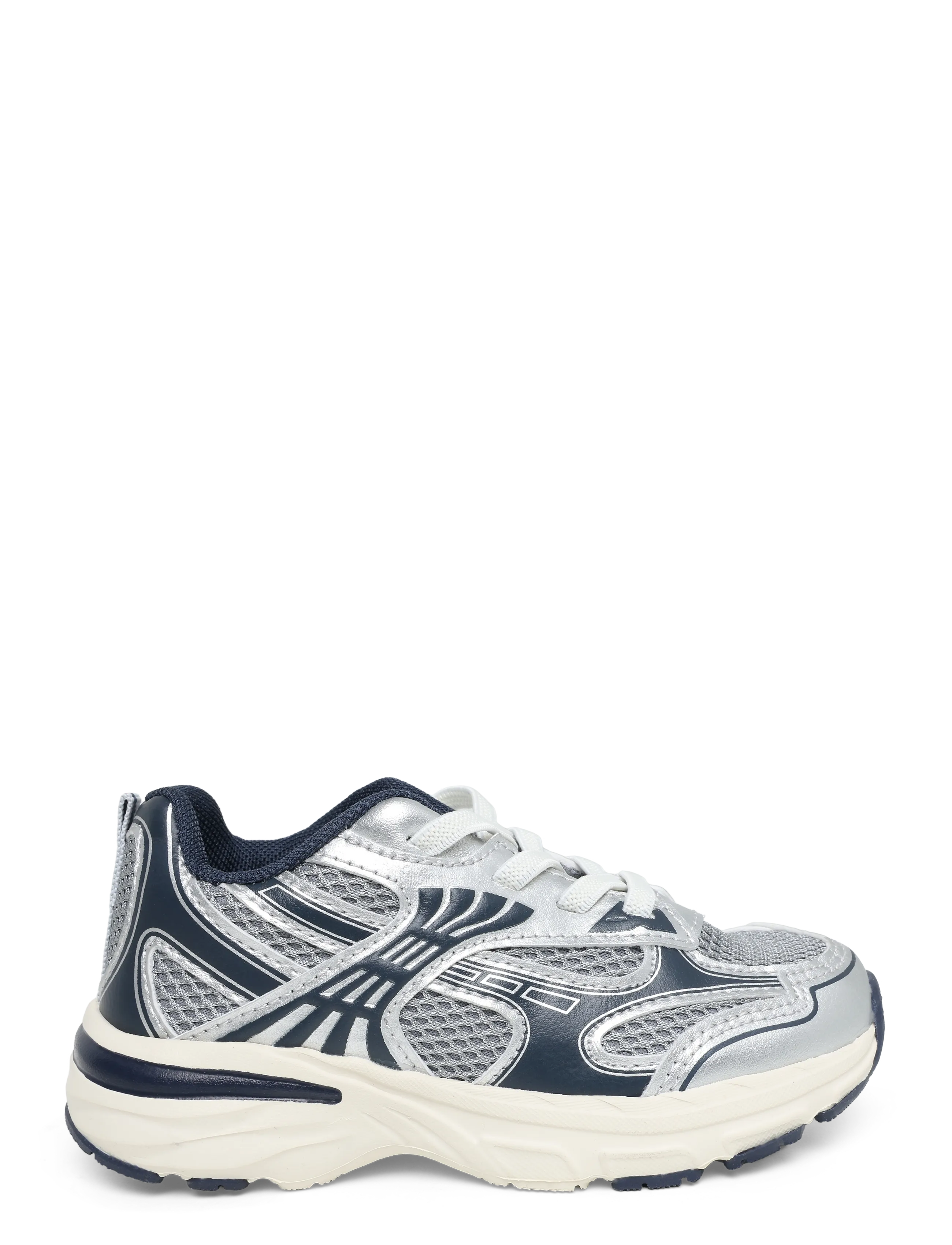 Mango - Mixed trainers with elastic lace - löparskor - medium blue - 2