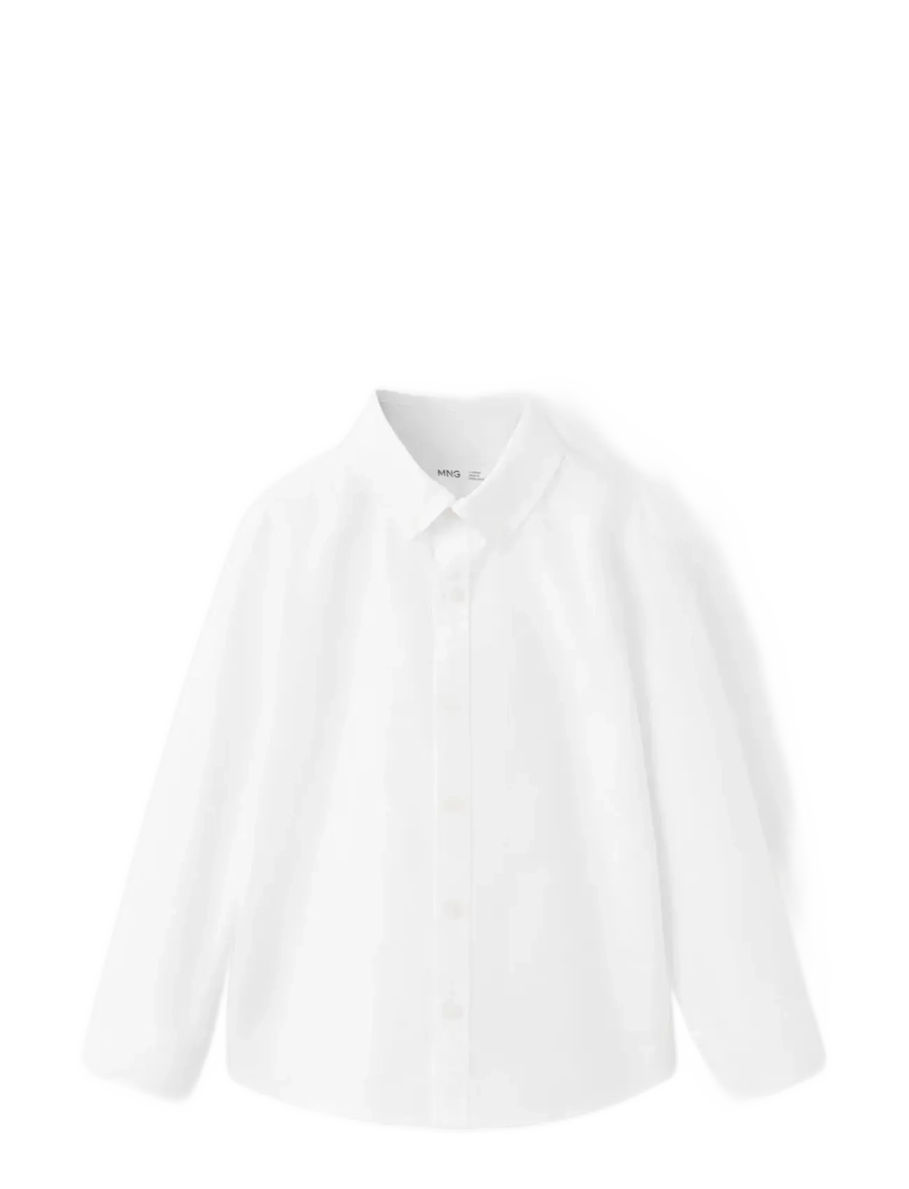 Mango Oxford cotton shirt - Skjorter - WHITE / white