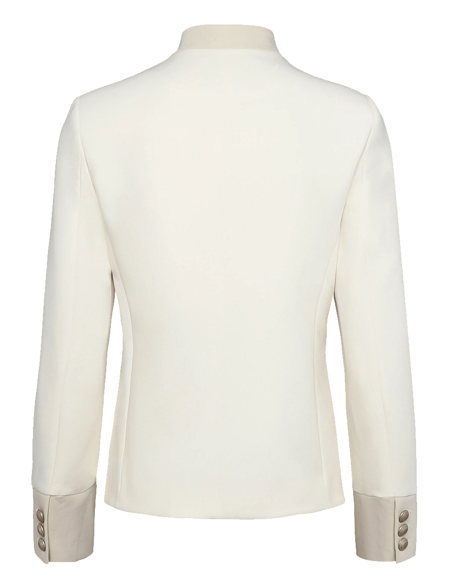 Mango - Jacket with jewel-button strip collar - enkelknäppta kavajer - natural white - 2