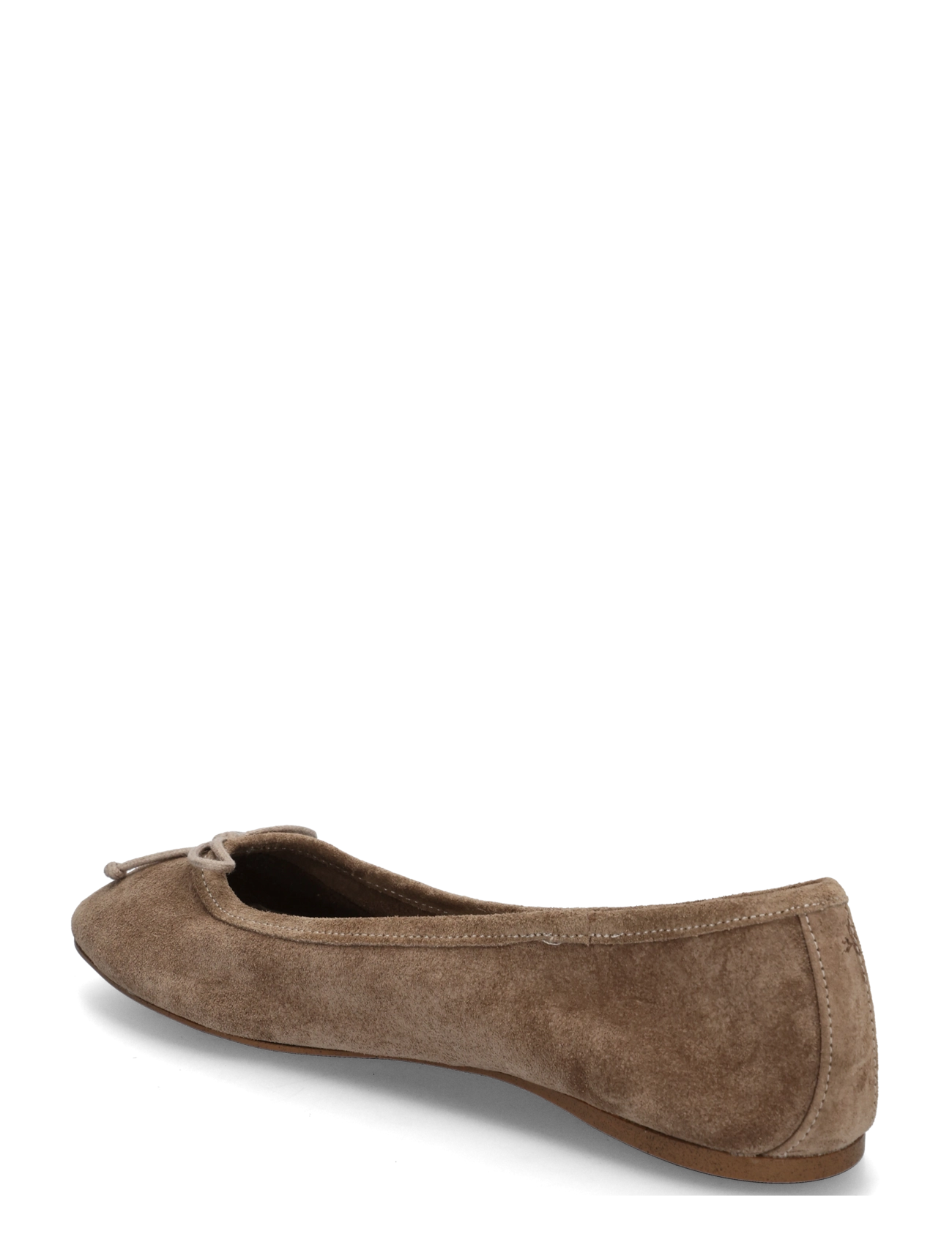 Mango - Leather ballet flats with bow - lt pastel brown - 1