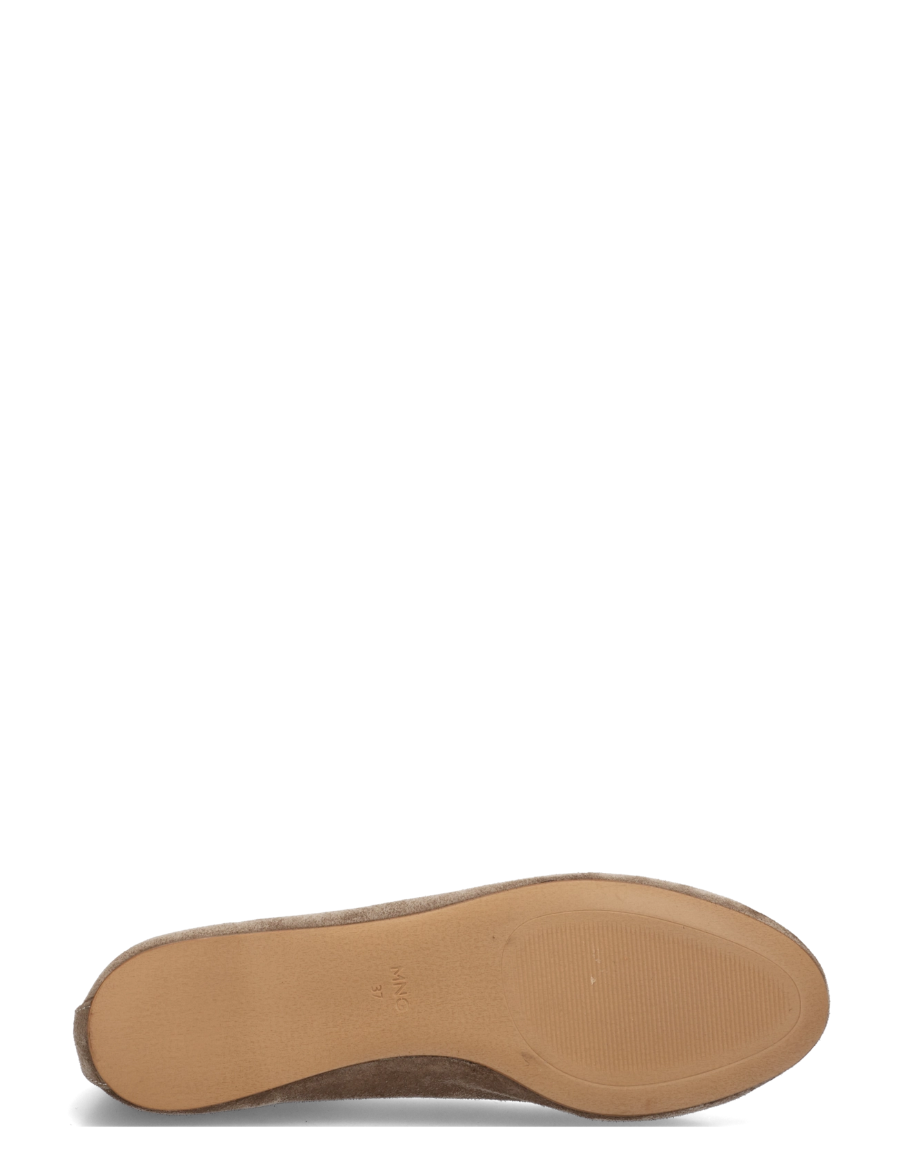Mango - Leather ballet flats with bow - lt pastel brown - 4