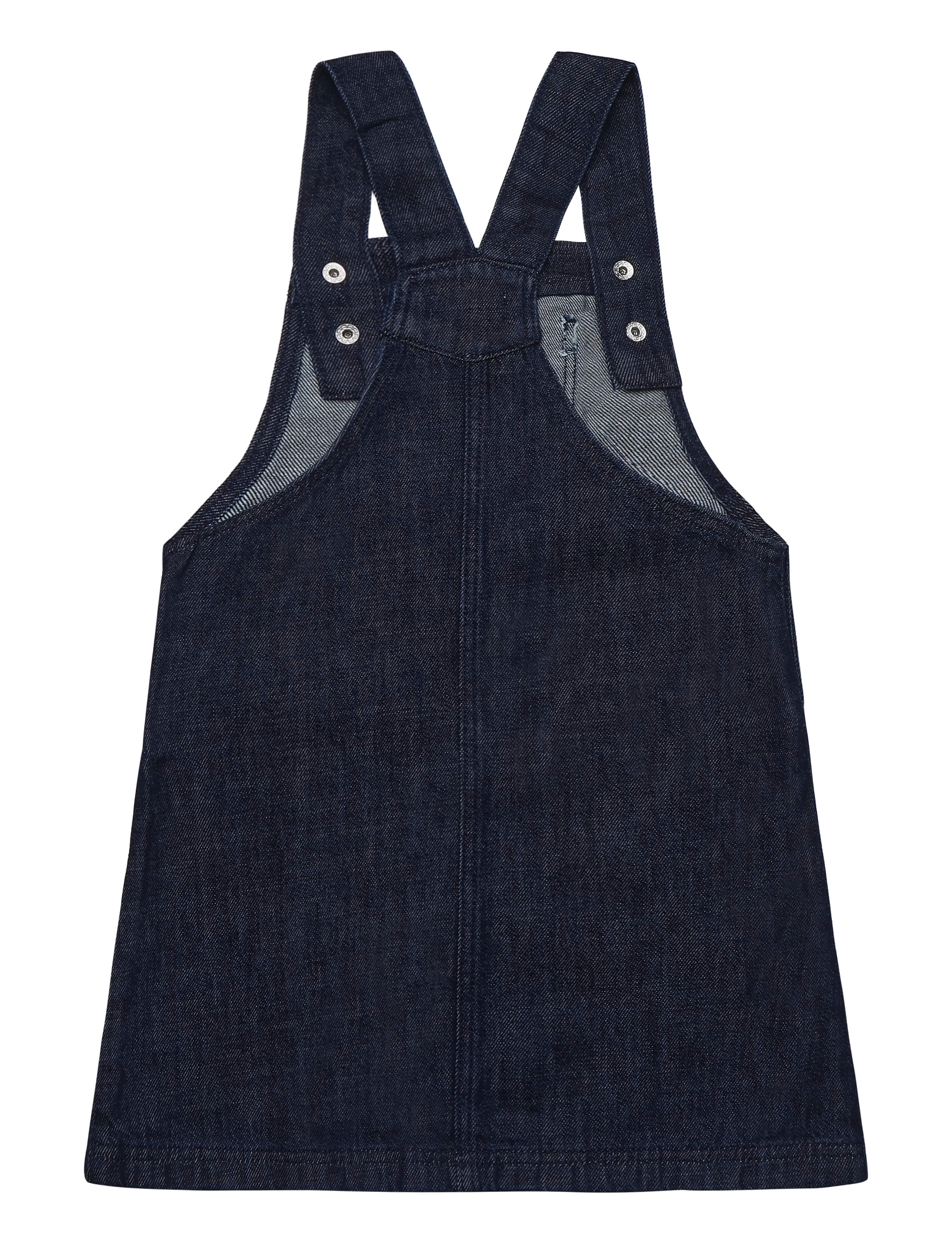 Mango - Pocket denim pinafore dress - Ärmlösa babyklänningar - open blue - 1