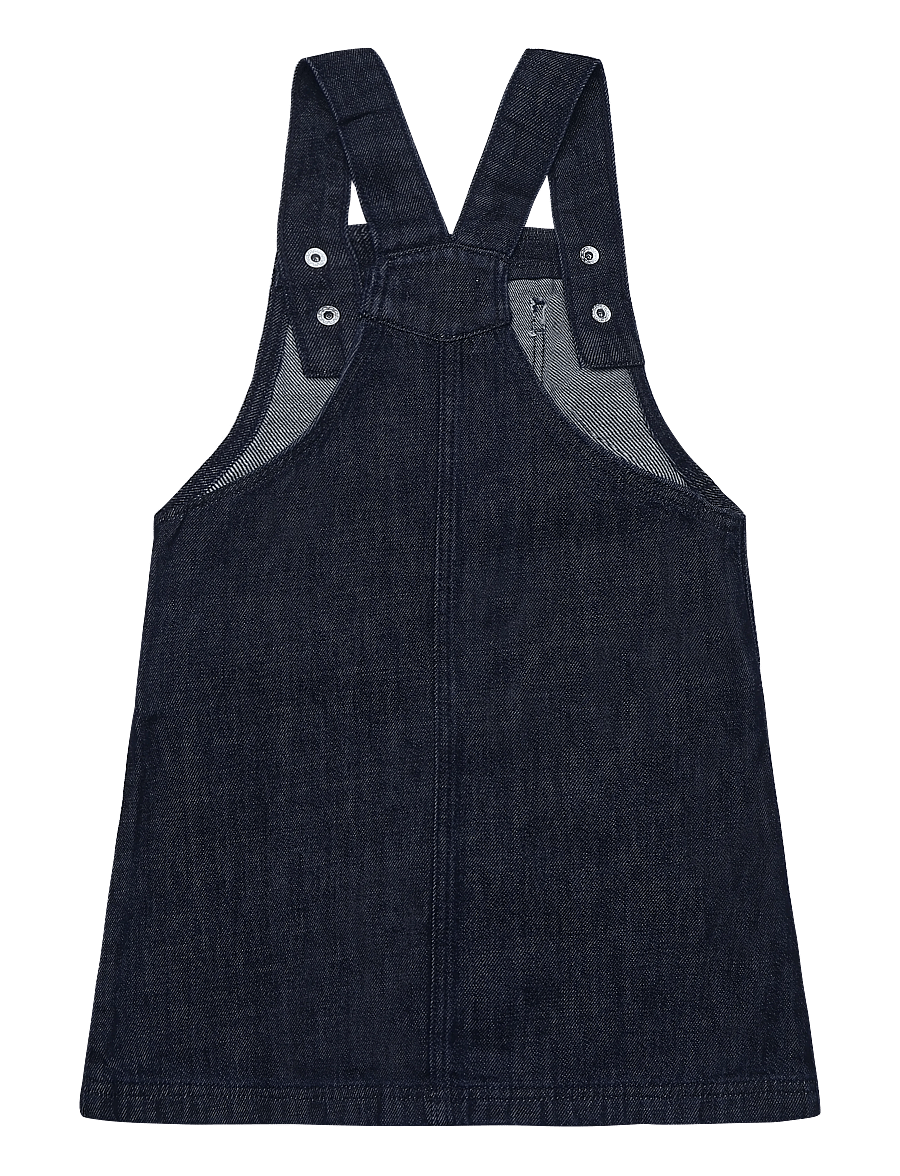 Mango - Pocket denim pinafore dress - Ärmlösa babyklänningar - open blue - 1