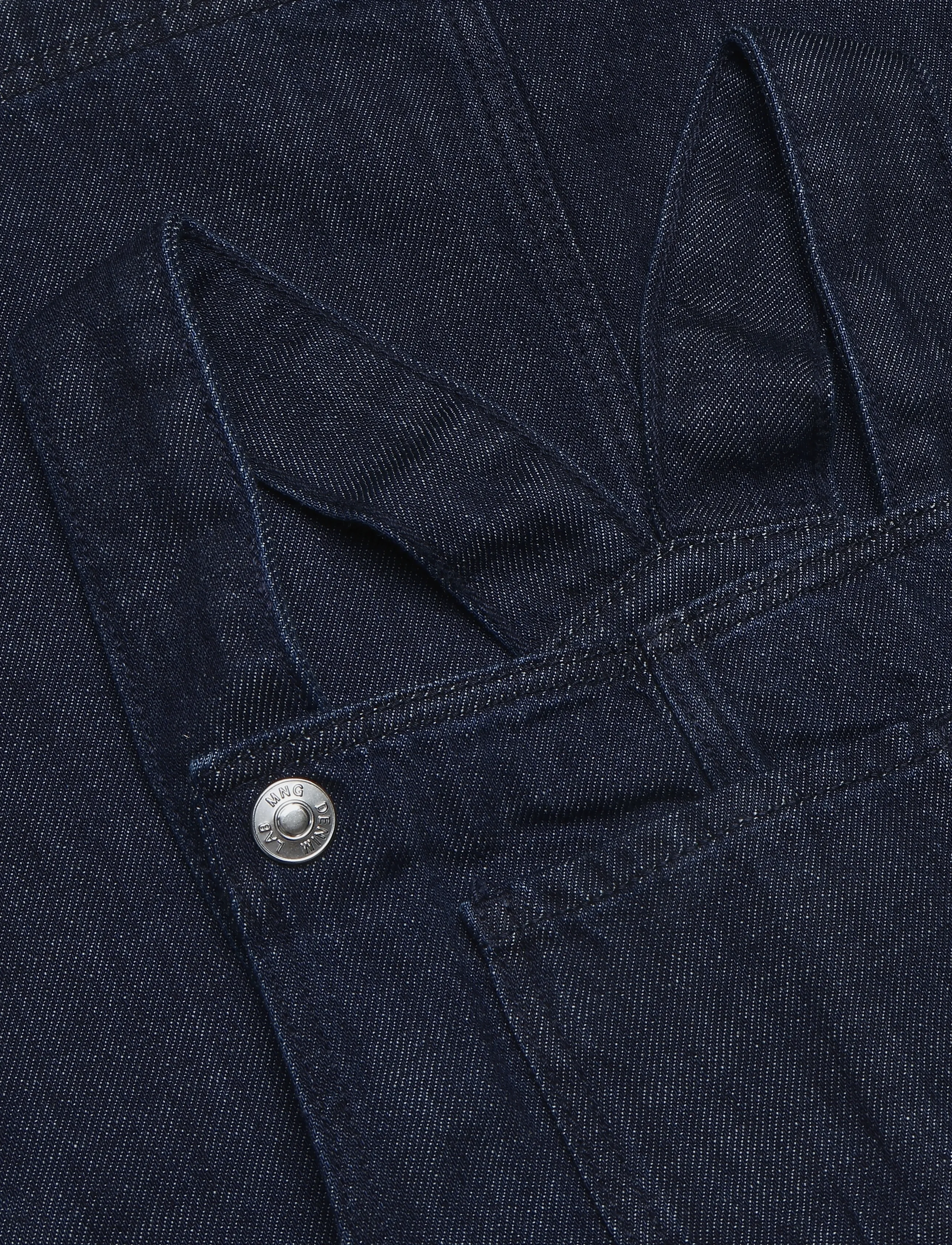Mango - Pocket denim pinafore dress - Ärmlösa babyklänningar - open blue - 2