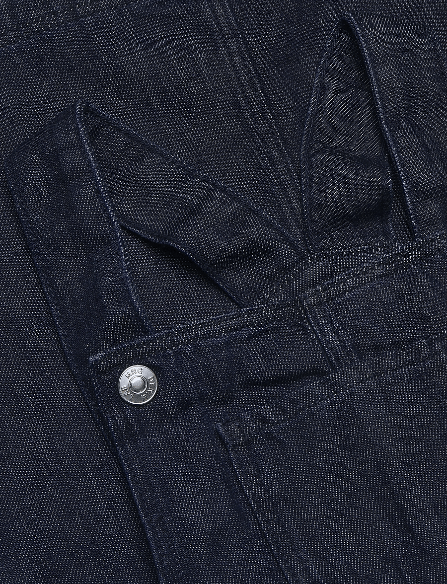 Mango - Pocket denim pinafore dress - Ärmlösa babyklänningar - open blue - 2