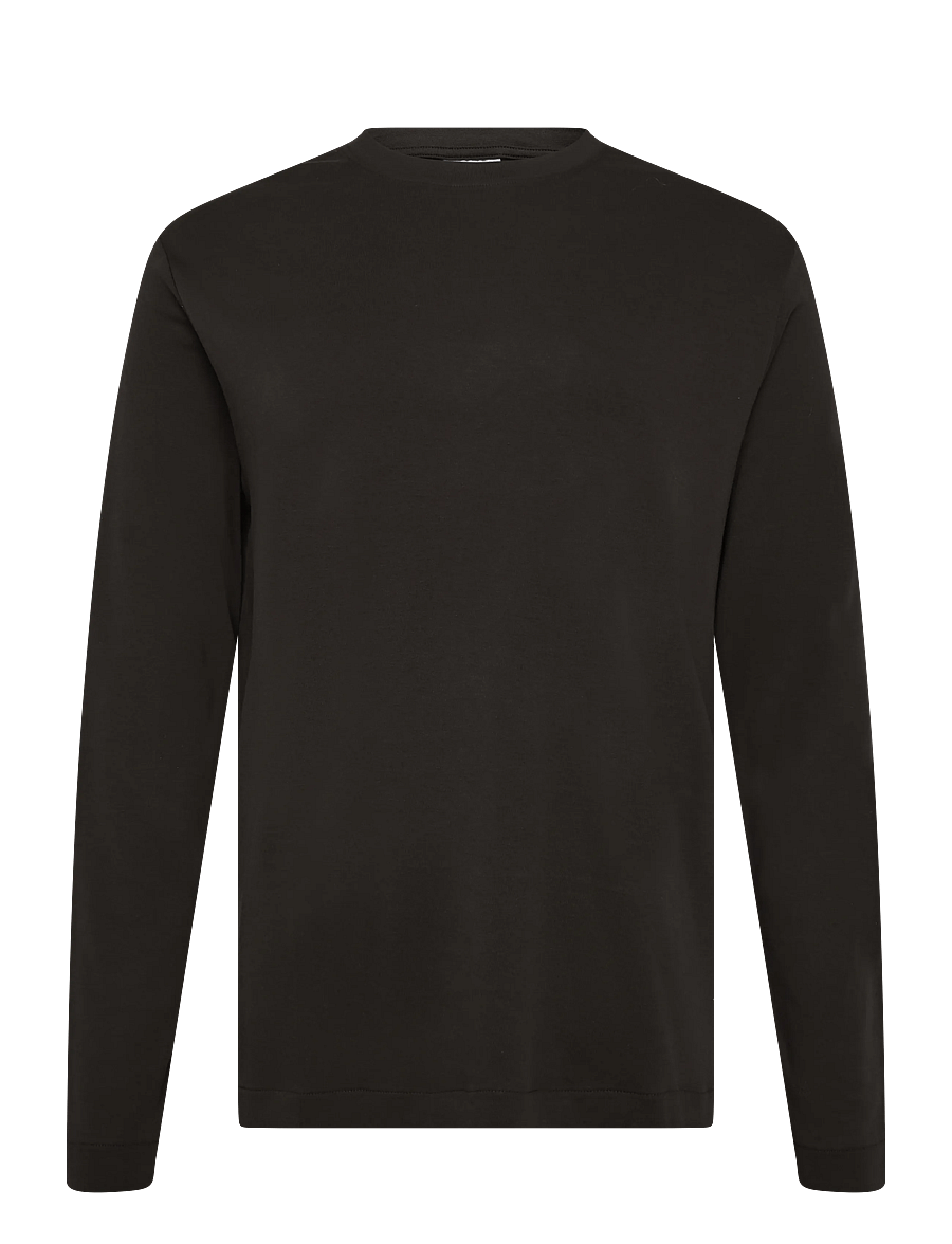 Mango - 100% cotton T-shirt regular fit - langærmede t-shirts - brown - 1