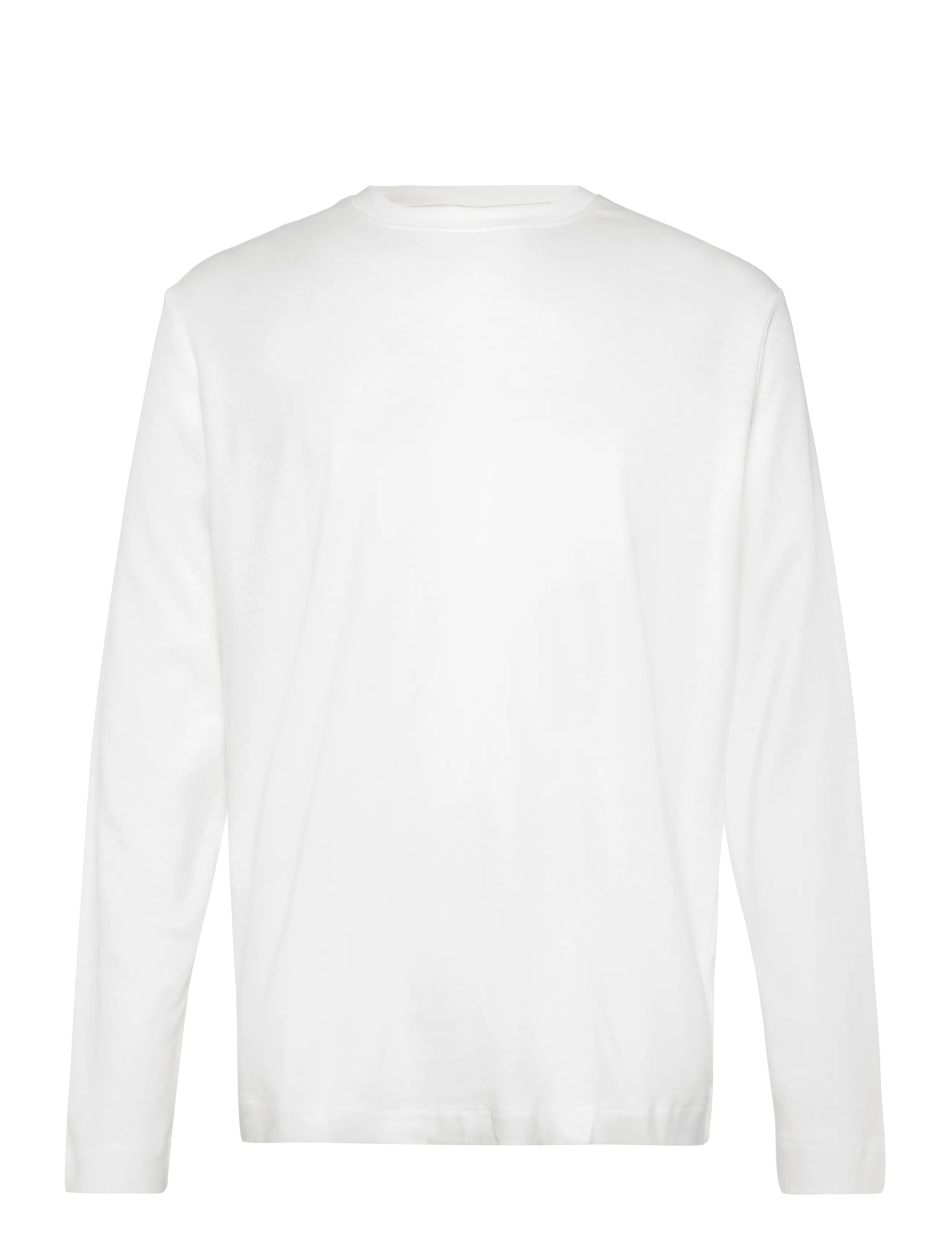 Mango - 100% cotton T-shirt regular fit - långärmade t-shirts - white - 1
