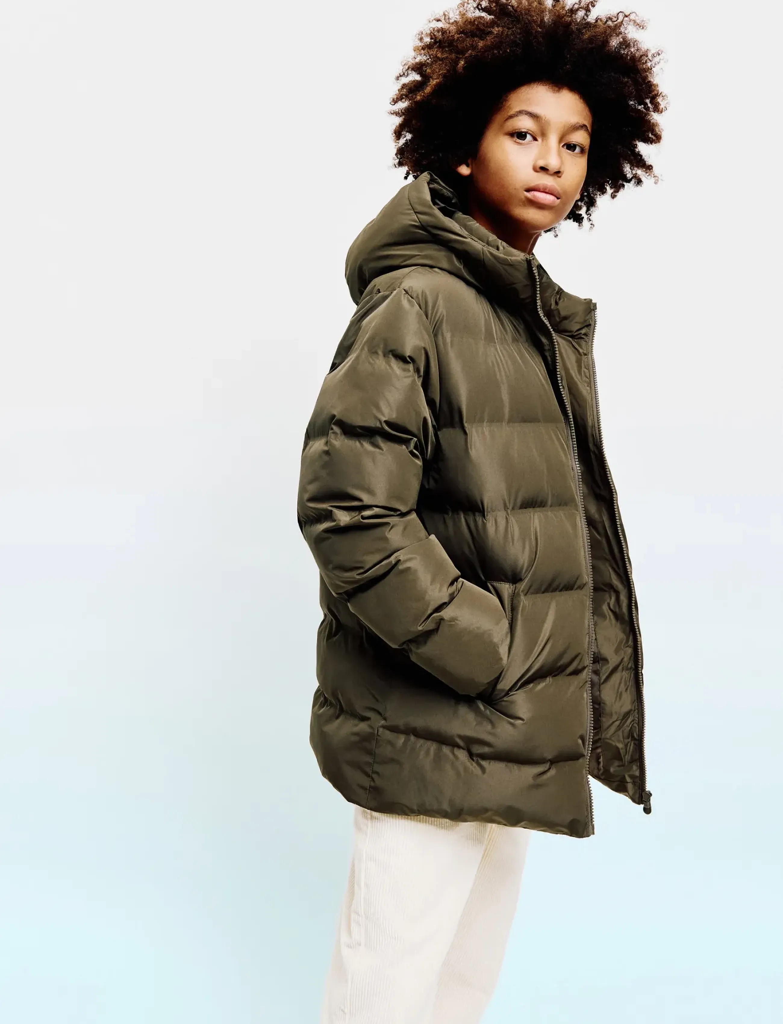 Mango - Quilted light jacket - quiltede jakker - beige - khaki - 0