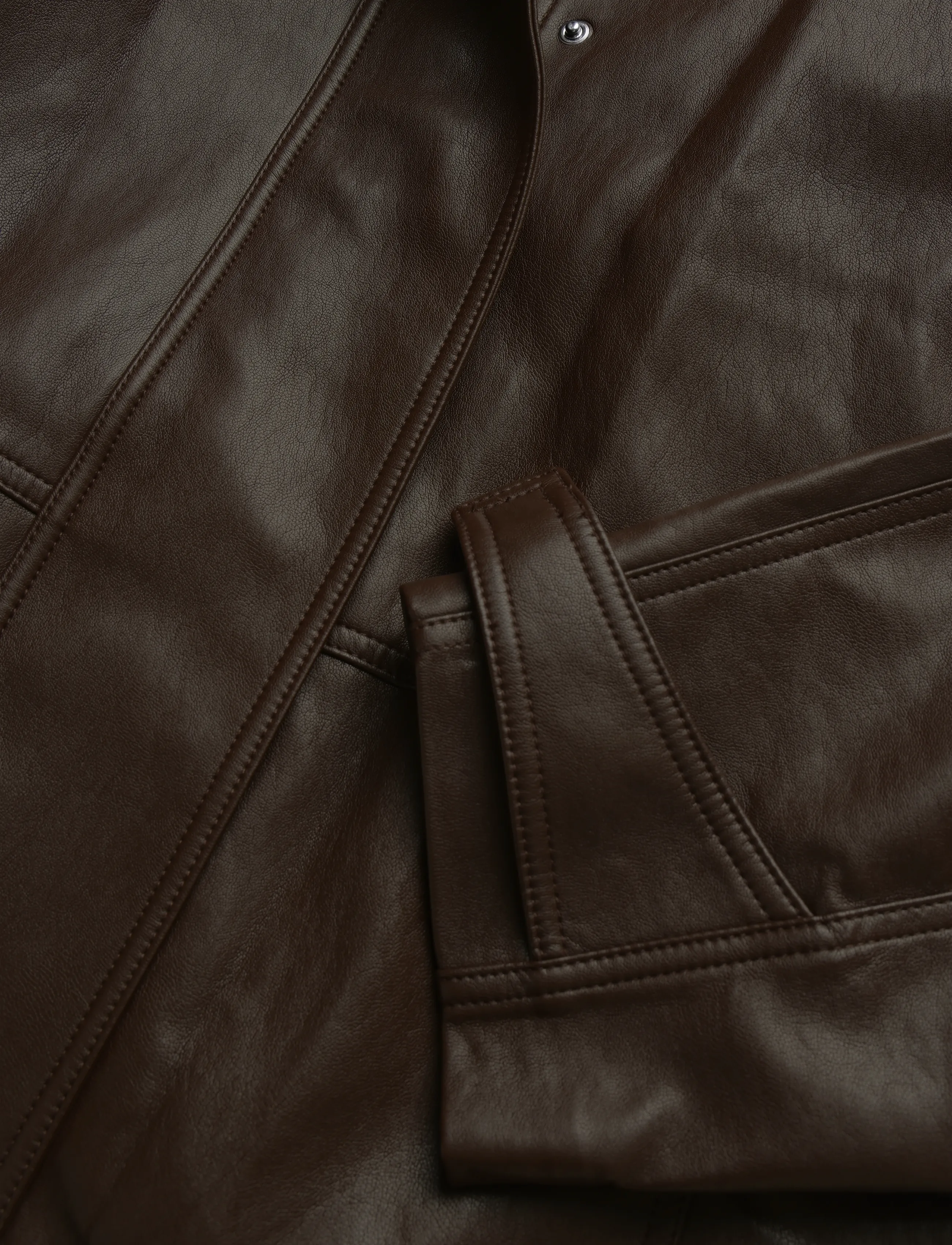 Mango - Oversized belted jacket - skinnjackor - dark brown - 5